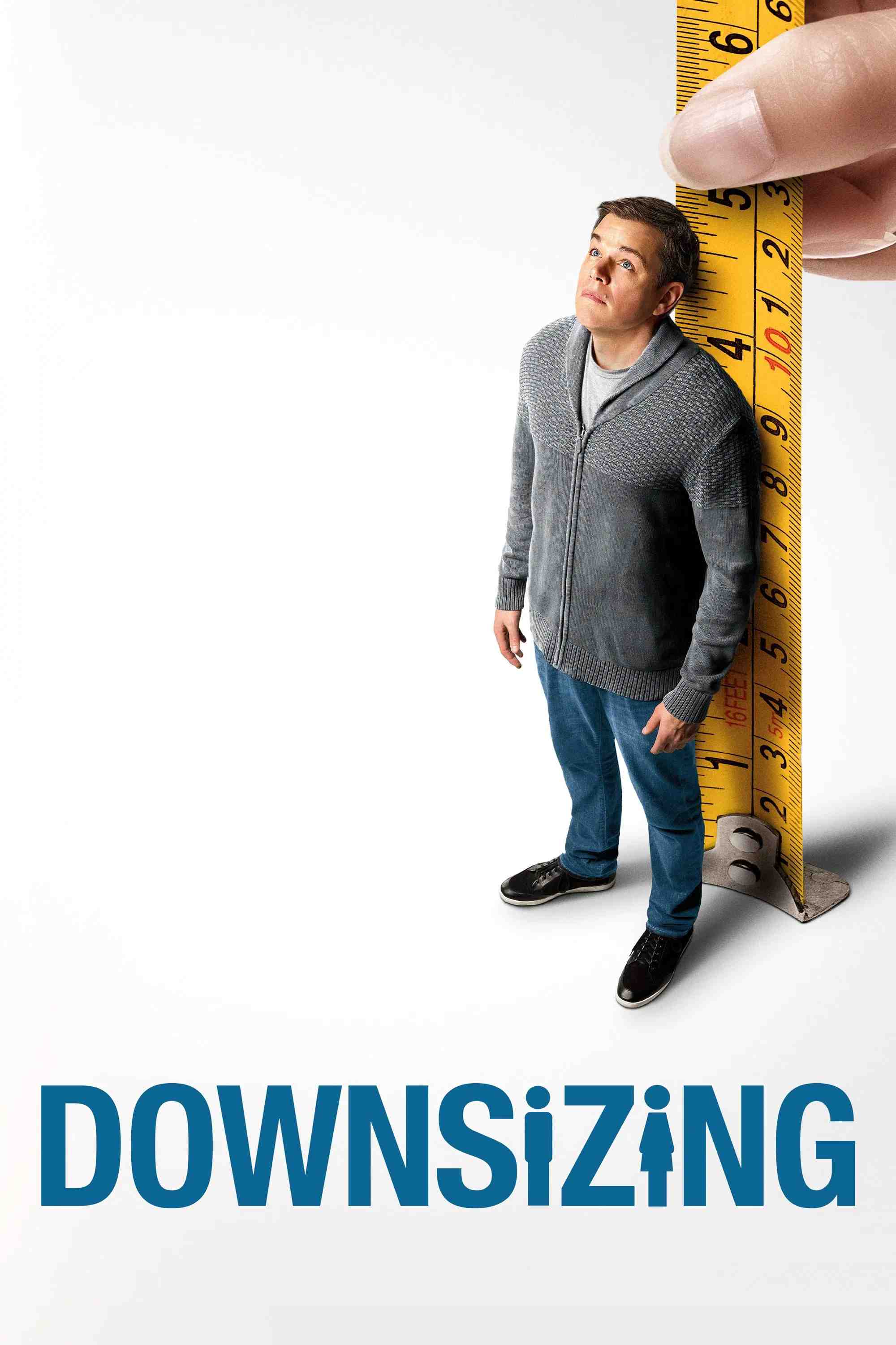 Poster chính thức của phim Phim Tâm Lý, Phim Viễn Tưởng "Thu Nhỏ" (Downsizing - 2017), với sự tham gia của diễn viên Matt Damon và Christoph Waltz.