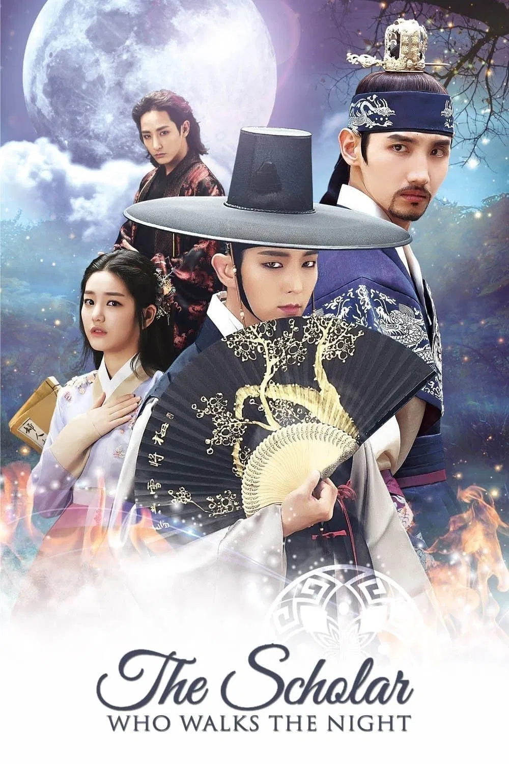 Poster chính thức của phim Phim Tâm Lý, Phim Bí Ẩn "Thư Sinh Bóng Đêm" (The Scholar Who Walks the Night - 2015), với sự tham gia của diễn viên Lee Joon-gi và Lee Yu-bi.