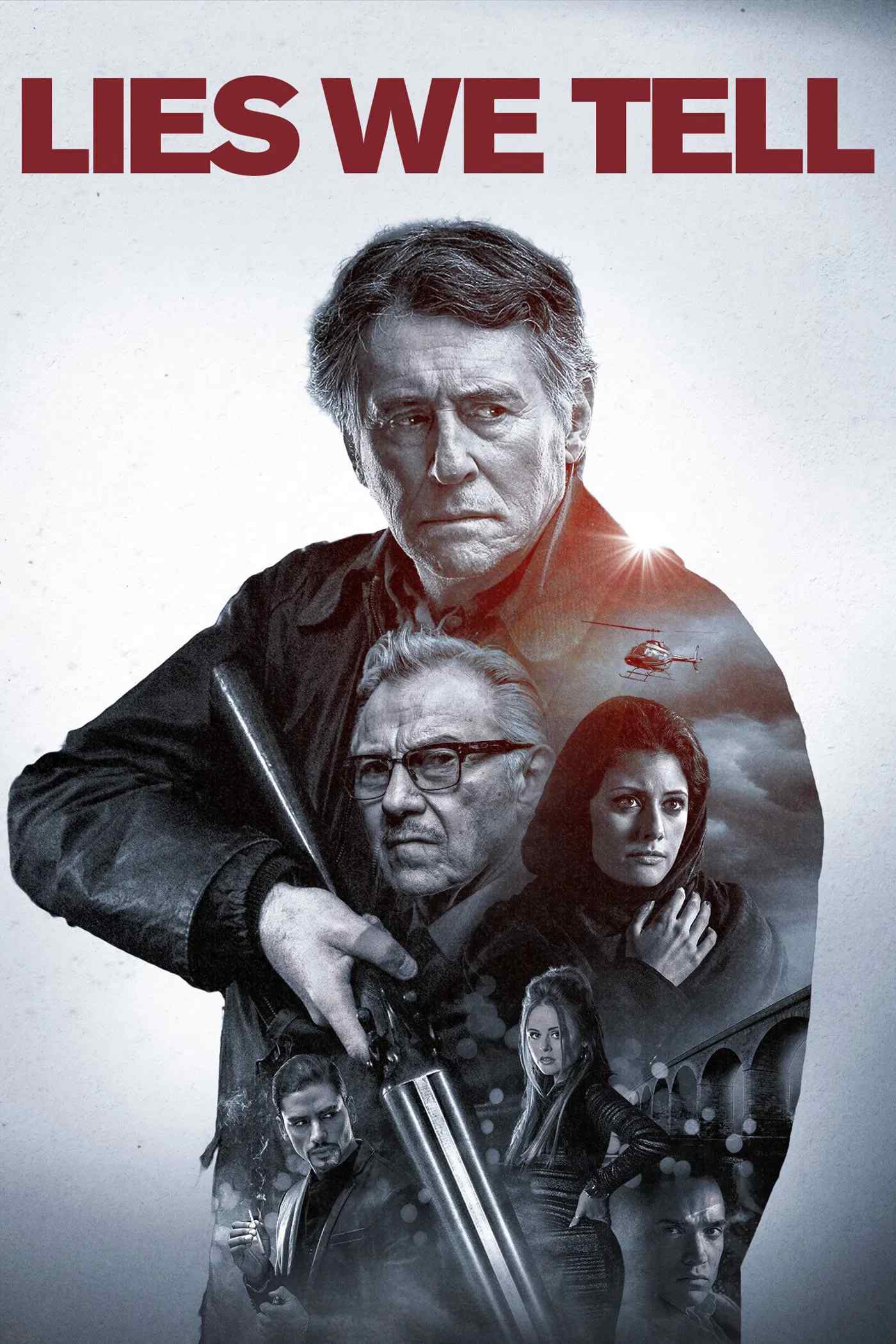 Poster chính thức của phim Phim Giật Gân, Phim Hình Sự "Thử Thách Sống Và Chết" (Lies We Tell - 2018), với sự tham gia của diễn viên Gabriel Byrne và Sibylla Deen.