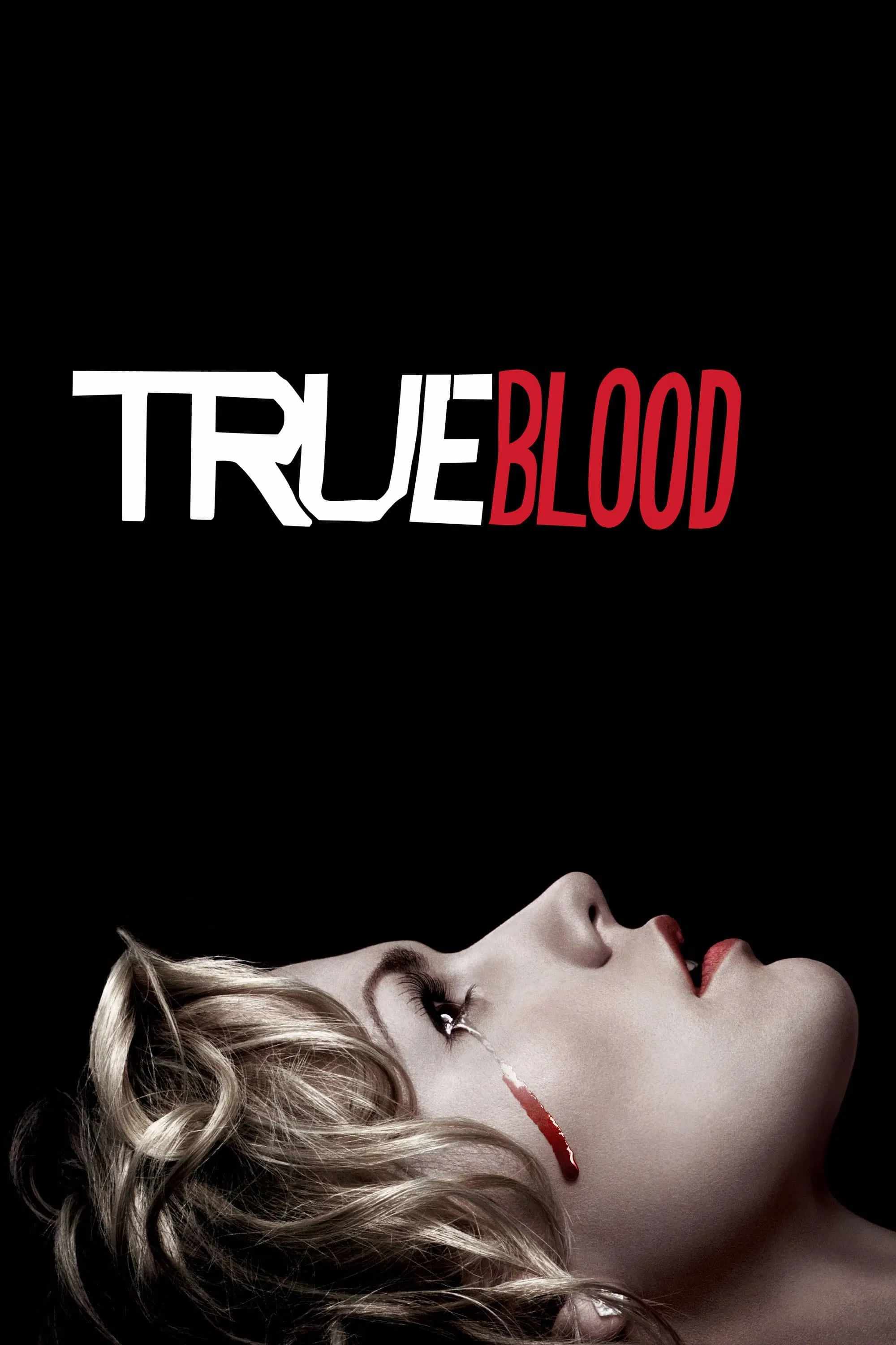 Poster chính thức của phim Phim Viễn Tưởng & Giả Tưởng, Phim Tâm Lý "Thuần Huyết (Phần 6)" (True Blood - 2008), với sự tham gia của diễn viên Anna Paquin và Stephen Moyer.
