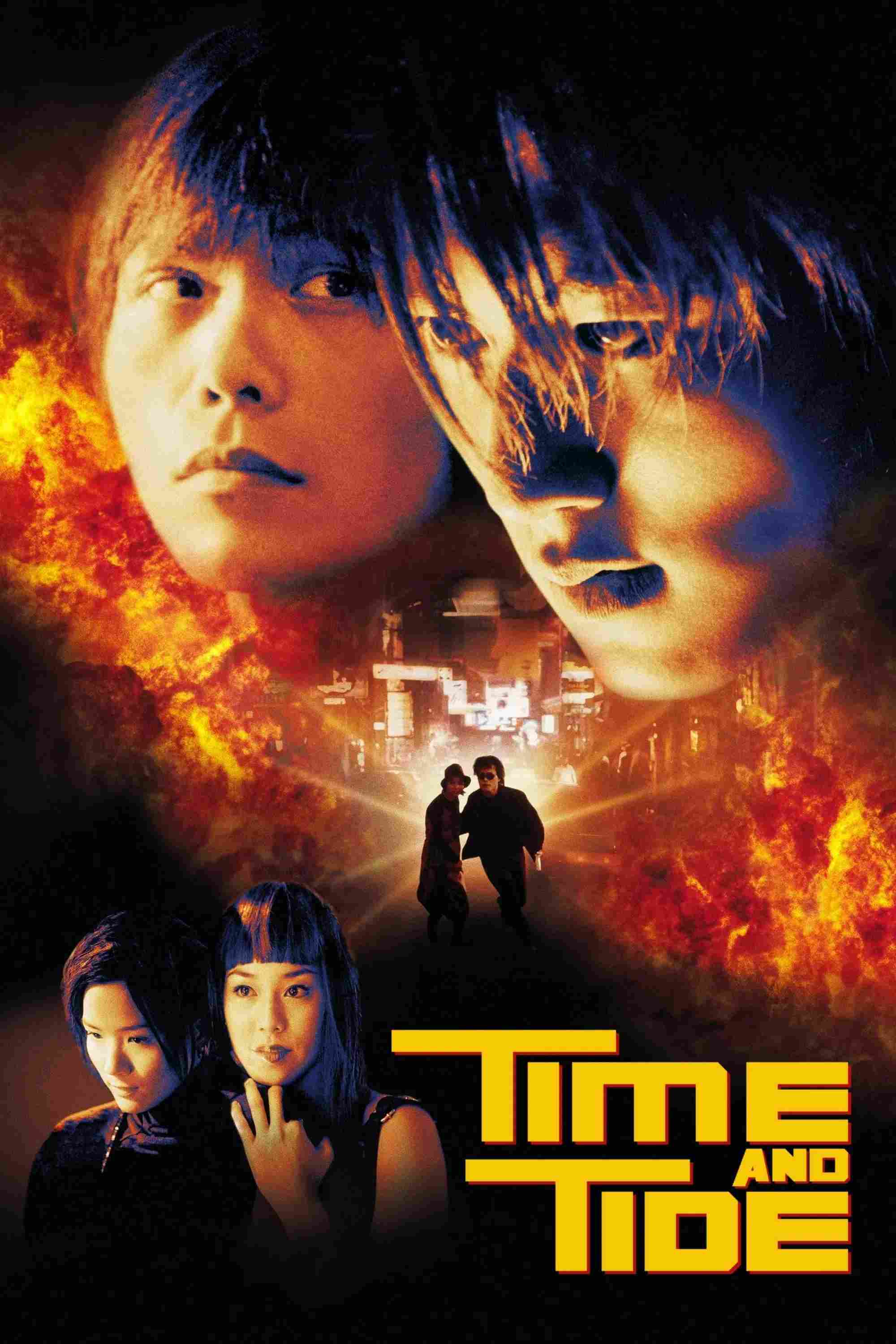 Poster chính thức của phim Phim Hành Động, Phim Giật Gân "Thuận Lưu Nghịch Lưu" (Time and Tide - 2000), với sự tham gia của diễn viên Tạ Đình Phong và Ngũ Bạch.