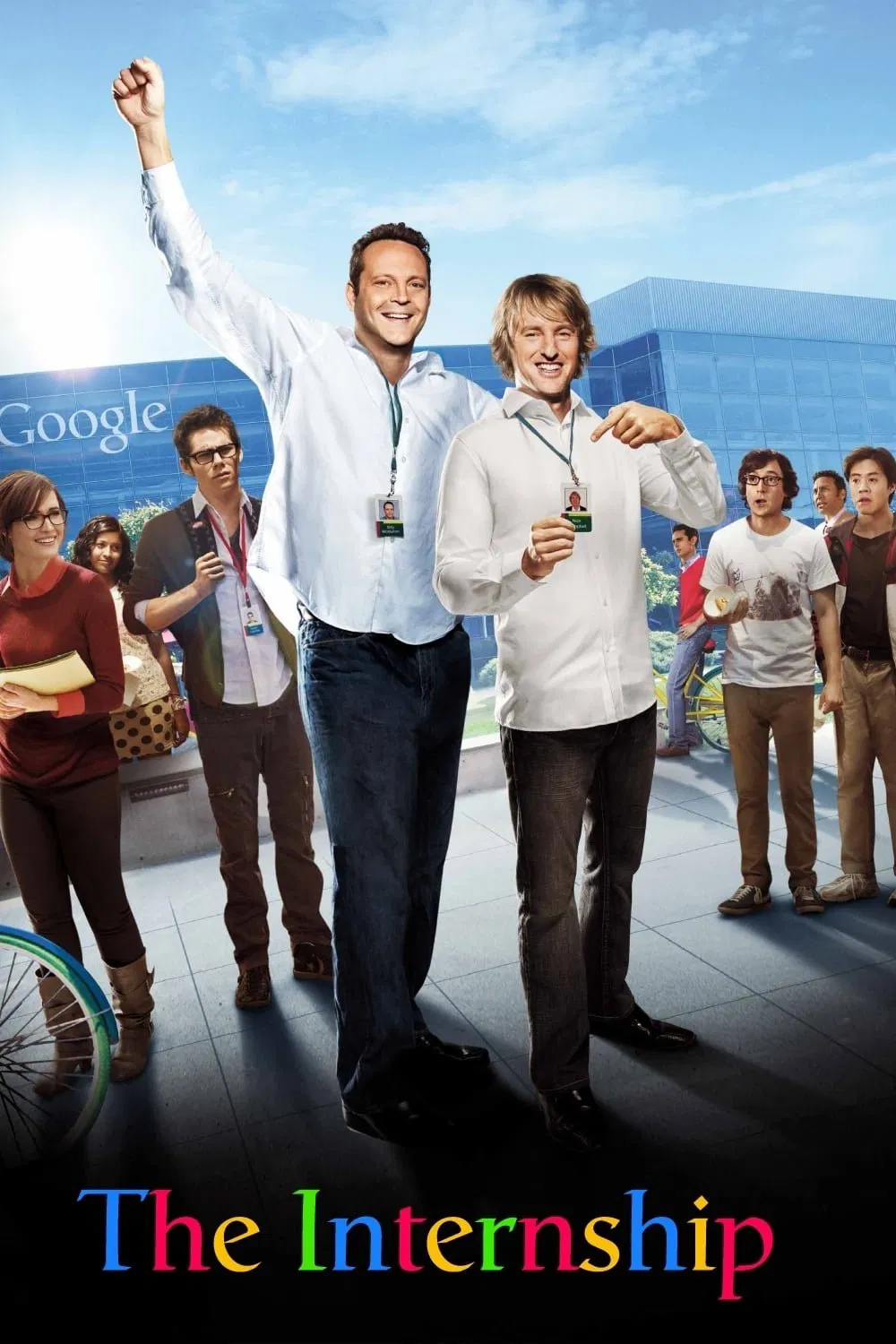 Poster chính thức của phim Phim Hài "Thực Tập Sinh" (The Internship - 2013), với sự tham gia của diễn viên Vince Vaughn và Owen Wilson.