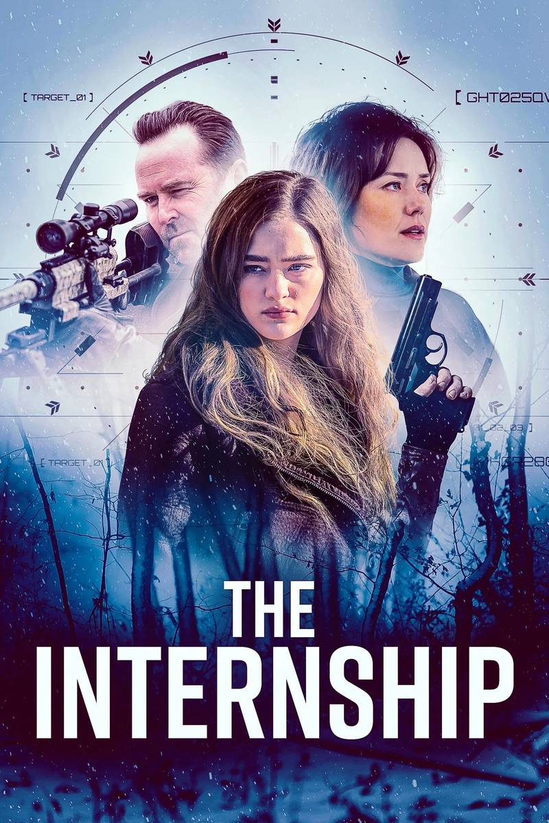 Poster chính thức của phim Phim Hành Động "Thực Tập" (The Internship - 2026), với sự tham gia của diễn viên Lizzy Greene và Megan Boone.