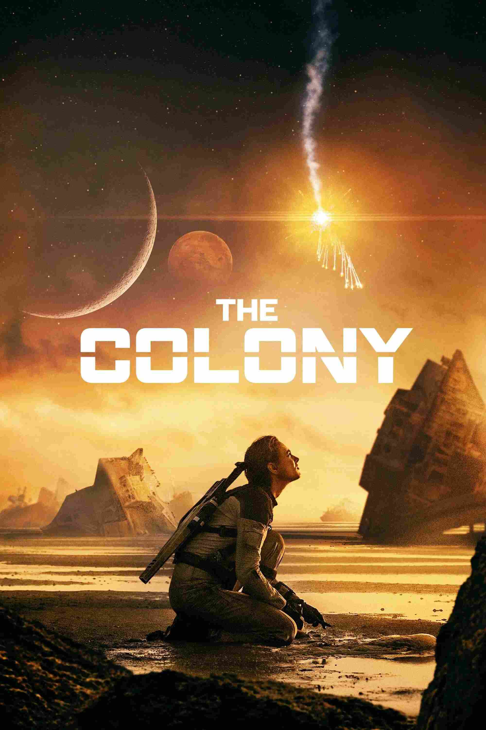 Poster chính thức của phim Phim Viễn Tưởng, Phim Giật Gân "Thuộc Địa" (The Colony - 2021), với sự tham gia của diễn viên Nora Arnezeder và Iain Glen.
