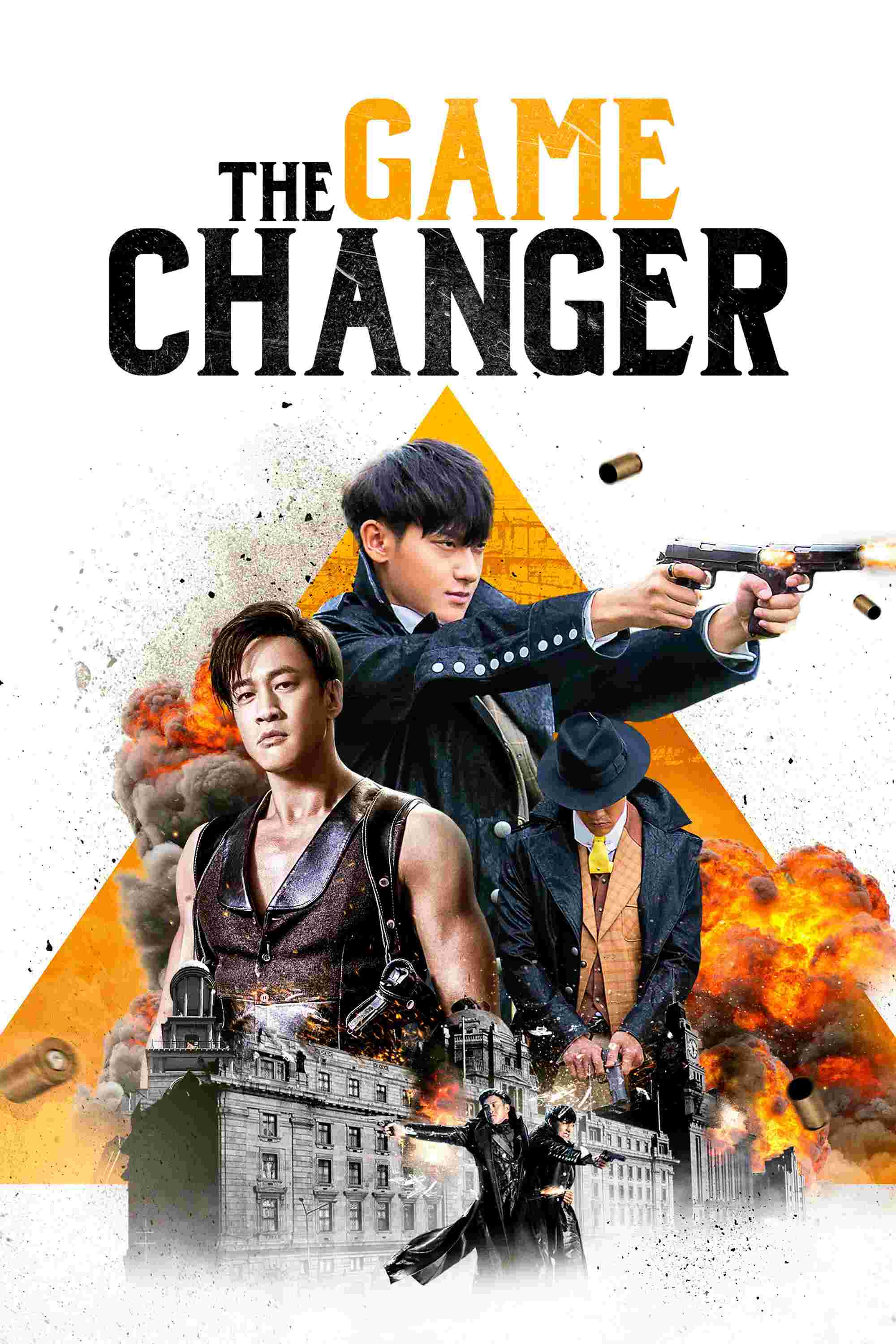 Poster chính thức của phim Phim Hành Động, Phim Hình Sự "Thượng Hải Nhuốm Máu" (The Game Changer - 2017), với sự tham gia của diễn viên Hà Nhuận Đông và Huang Zitao.
