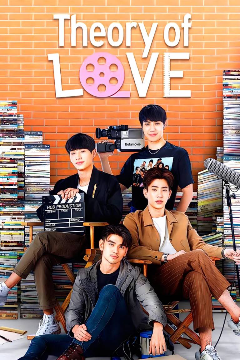Poster chính thức của phim Phim Tâm Lý "Thuyết Tán Tỉnh Cậu" (Theory of Love - 2019), với sự tham gia của diễn viên Jumpol Adulkittiporn và Atthaphan Phunsawat.