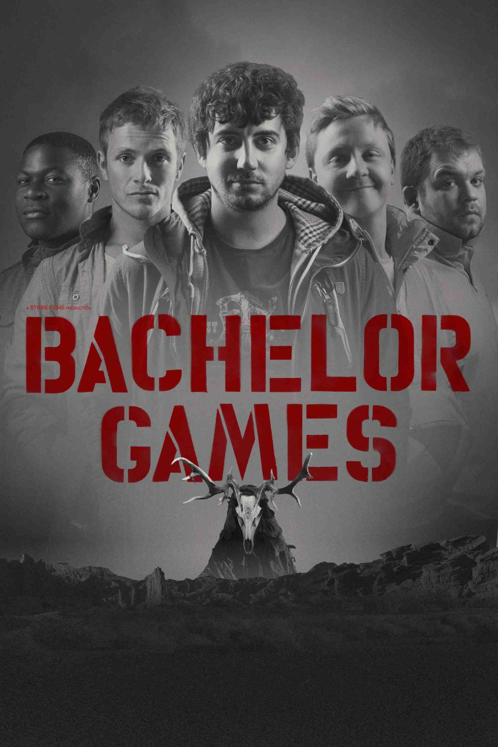 Poster chính thức của phim Phim Kinh Dị, Phim Hài "Tiệc Độc Thân Kinh Hoàng" (Bachelor Games - 2016), với sự tham gia của diễn viên Charlie Bewley và Jack Gordon.