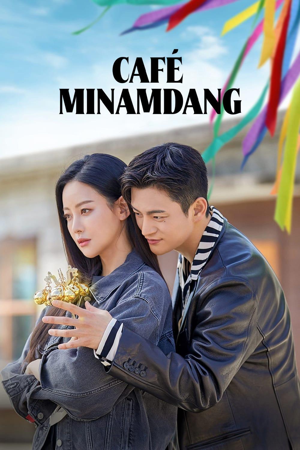 Poster chính thức của phim Phim Tâm Lý, Phim Bí Ẩn "Tiệm Cà Phê Mỹ Nam" (Café Minamdang - 2022), với sự tham gia của diễn viên Seo In-guk và Oh Yeon-seo.