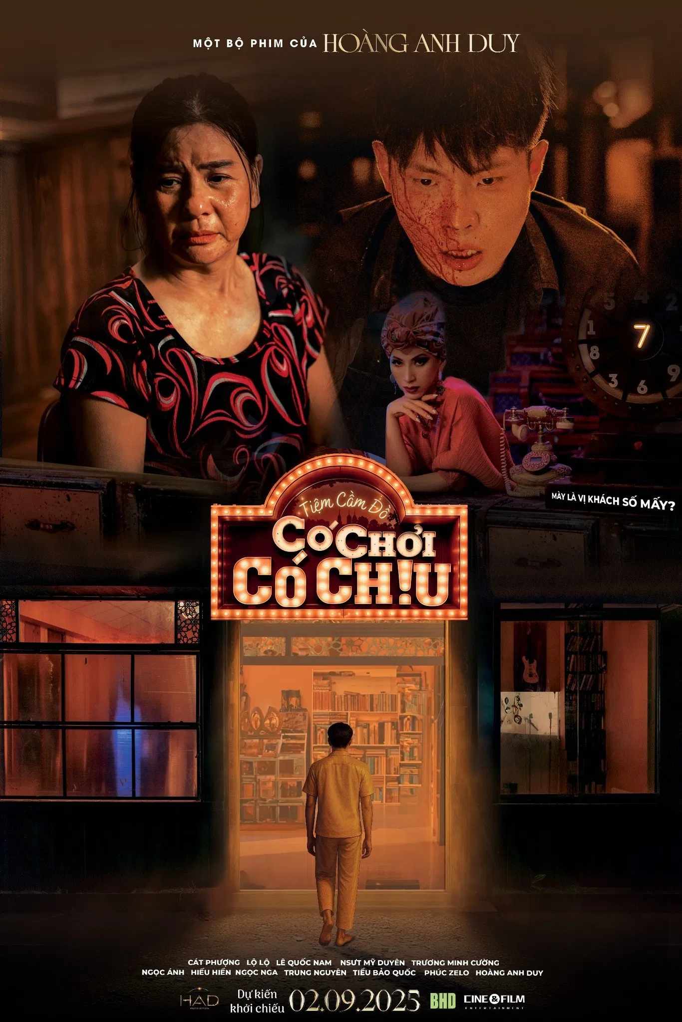 Poster chính thức của phim Phim Gia Đình, Phim Tâm Lý "Tiệm Cầm Đồ: Có Chơi Có Chịu" (Tiệm Cầm Đồ: Có Chơi Có Chịu - 2025), với sự tham gia của diễn viên Cát Phượng và Hiếu Hiền.