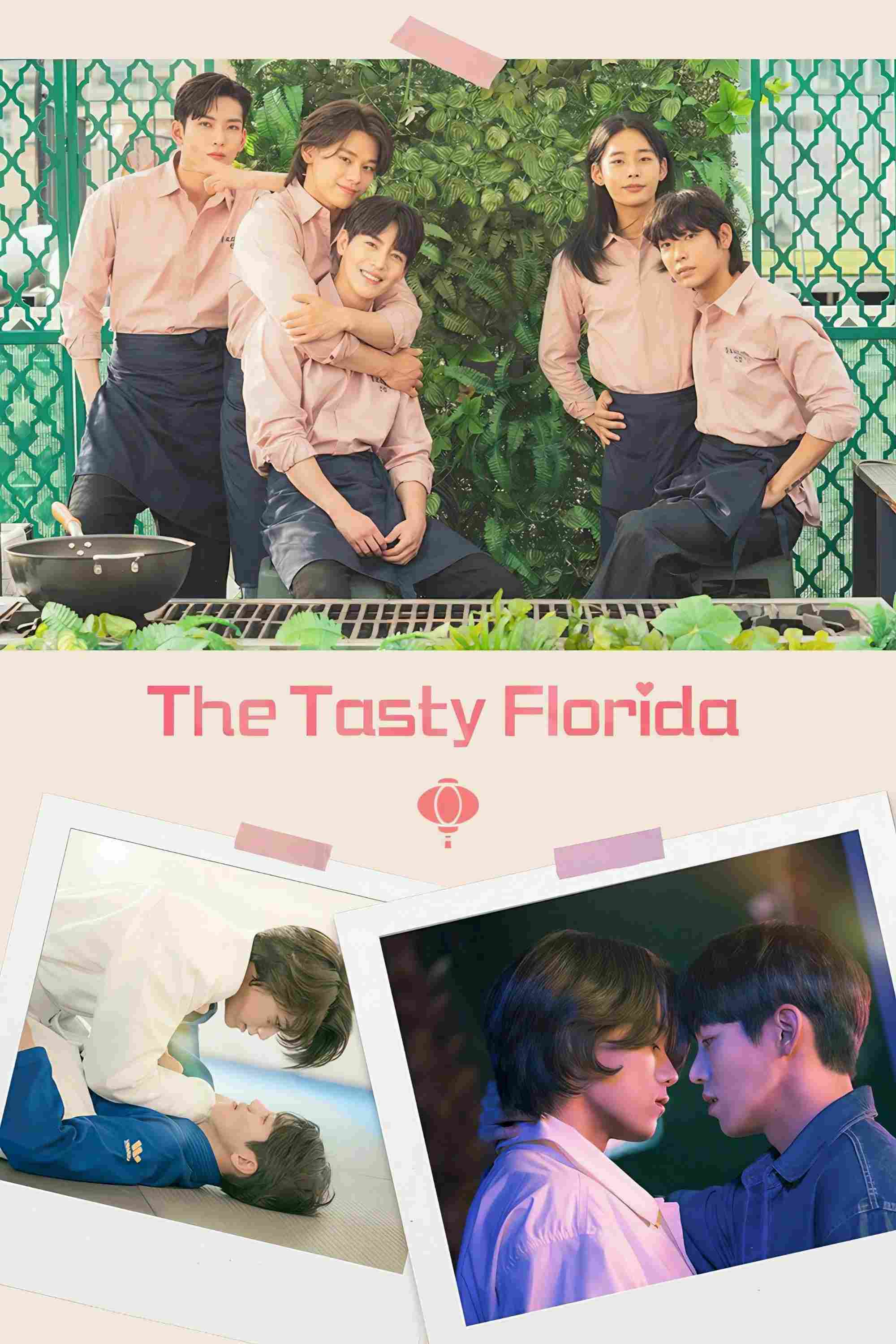 Poster chính thức của phim Phim Tình Cảm "Tiệm Mỳ Florida (Bản Điện Ảnh)" (The Tasty Florida - 2021), với sự tham gia của diễn viên Cha Woo-min và Yoo Hwan.