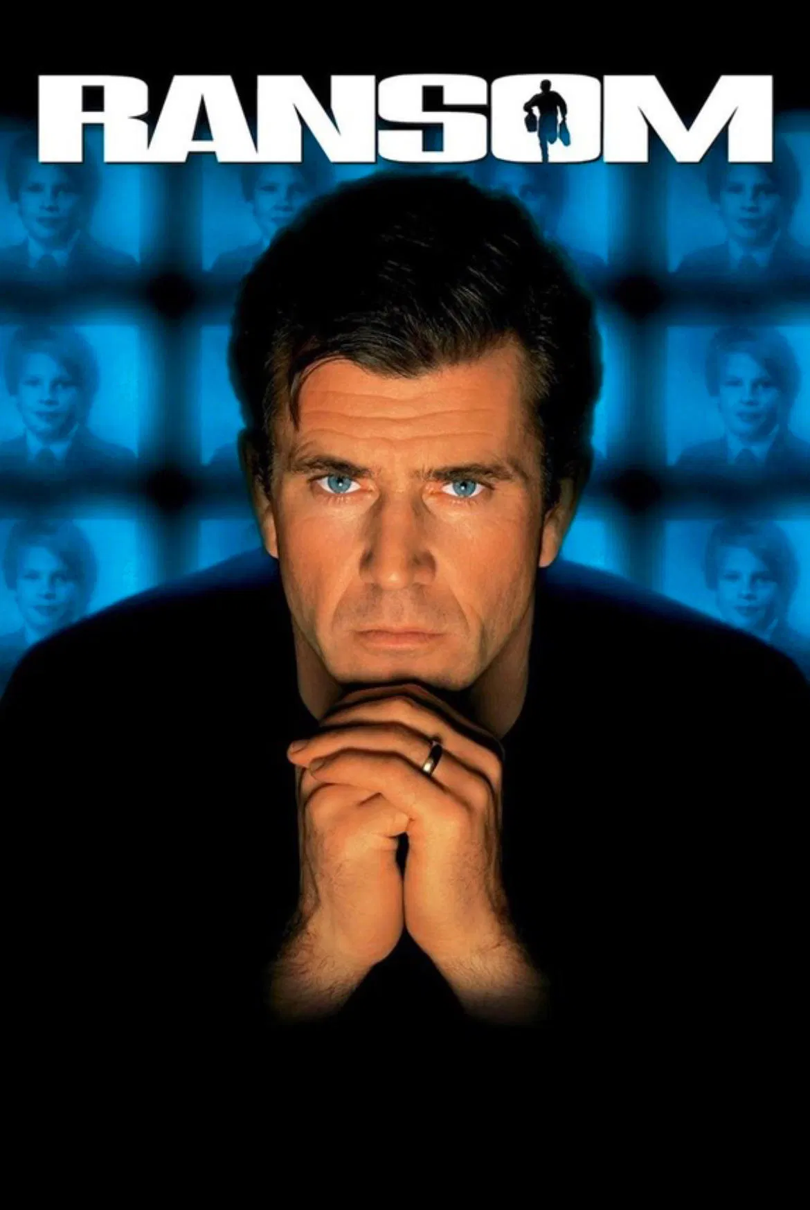Poster chính thức của phim Phim Hành Động, Phim Giật Gân "Tiền Chuộc" (Ransom - 1996), với sự tham gia của diễn viên Mel Gibson và Rene Russo.
