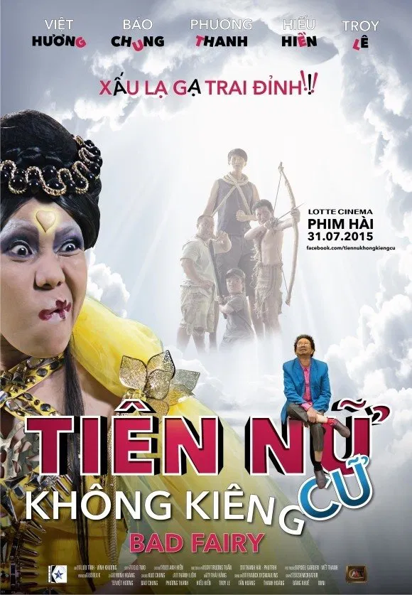 Poster chính thức của phim "Tiên Nữ Không Kiêng Cữ" (Tiên Nữ Không Kiêng Cử - 2015), với sự tham gia của diễn viên Việt Hương và Phương Thanh.