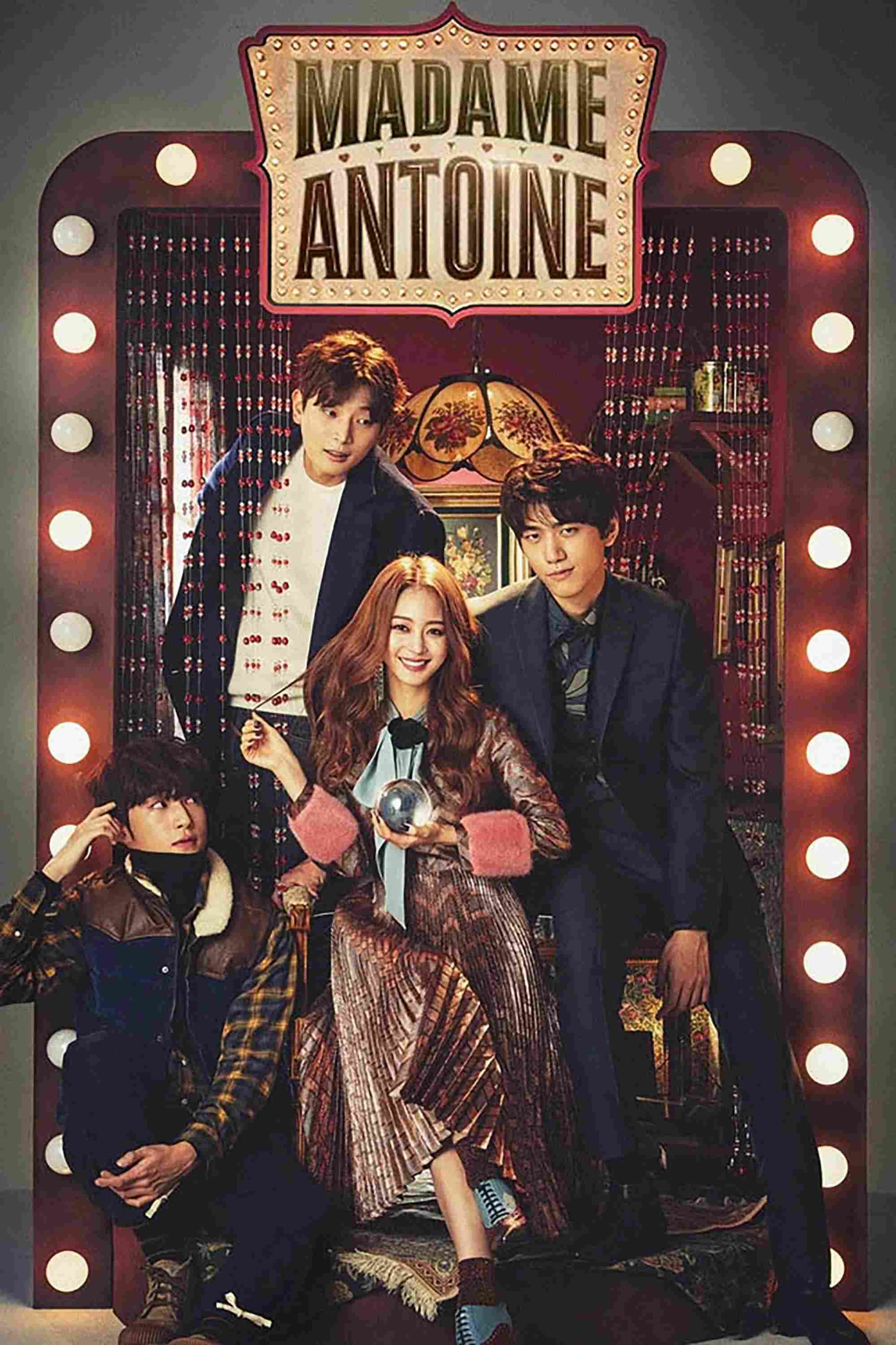 Poster chính thức của phim Phim Hài, Phim Tình Cảm "Tiên Tri Tình Yêu" (Madame Antoine: The Love Therapist - 2016), với sự tham gia của diễn viên Han Ye-seul và Sung Joon.