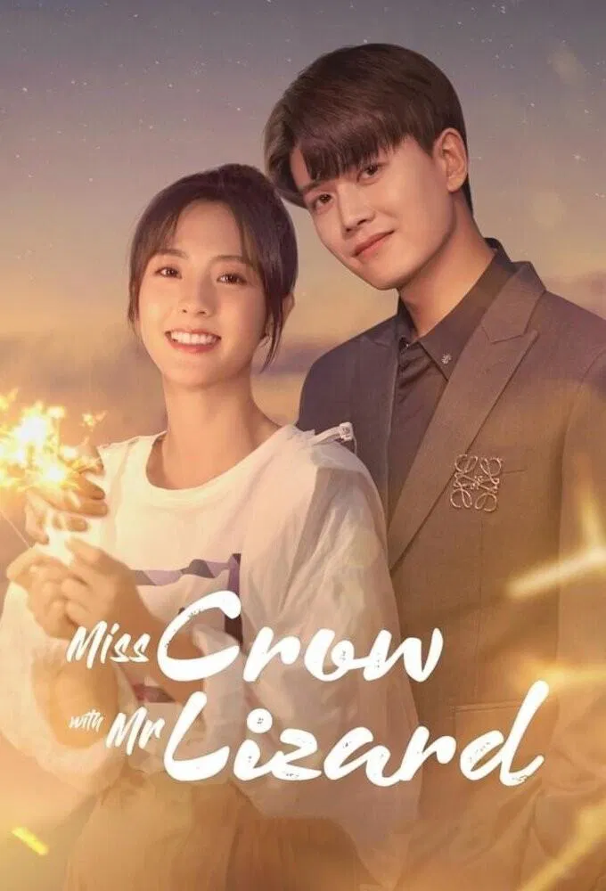 Poster chính thức của phim Phim Tâm Lý, Phim Viễn Tưởng & Giả Tưởng "Tiểu Thư Quạ Đen Và Tiên Sinh Thằn Lằn" (Miss Crow with Mr. Lizard - 2021), với sự tham gia của diễn viên Nhậm Gia Luân và Hình Phi.