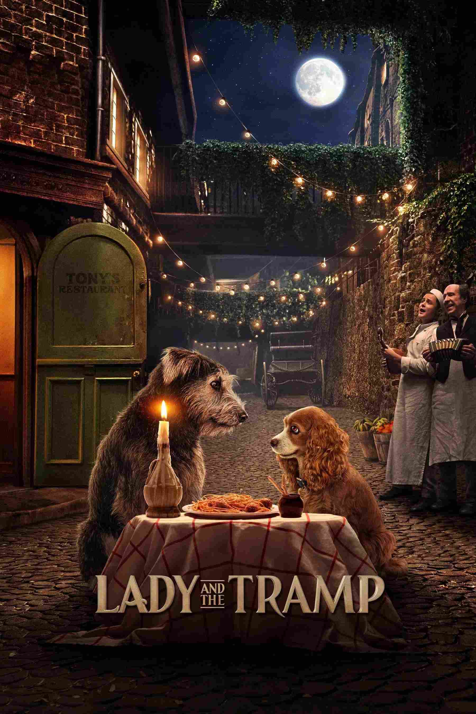Poster chính thức của phim Phim Gia Đình, Phim Tình Cảm "Tiểu Thư và Gã Lang Thang" (Lady and the Tramp - 2019), với sự tham gia của diễn viên Tessa Thompson và Justin Theroux.