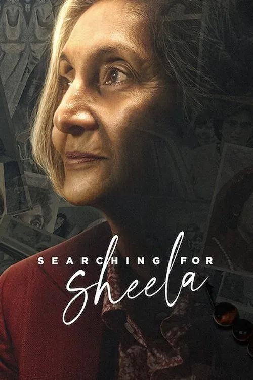 Poster chính thức của phim Phim Tài Liệu "Tìm Kiếm Sheela" (Searching for Sheela - 2021), với sự tham gia của diễn viên Ma Anand Sheela và Karan Johar.