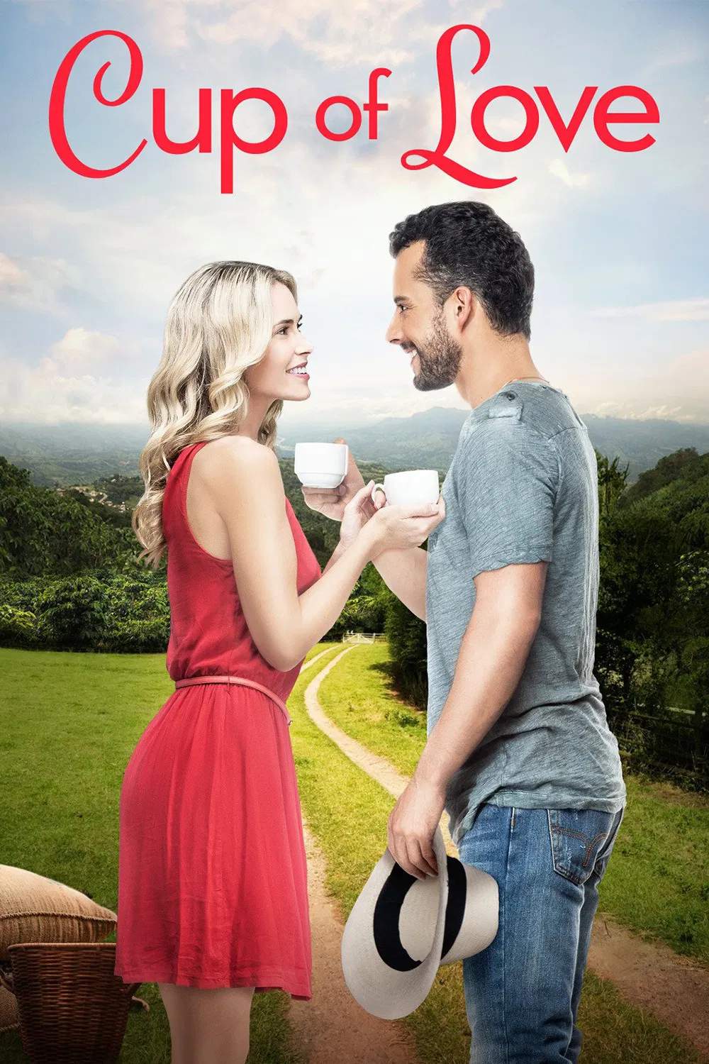 Poster chính thức của phim Phim Tình Cảm "Tìm Kiếm Tình Yêu" (Cup of Love - 2016), với sự tham gia của diễn viên Anna Hutchison và Nicolás Rincón.