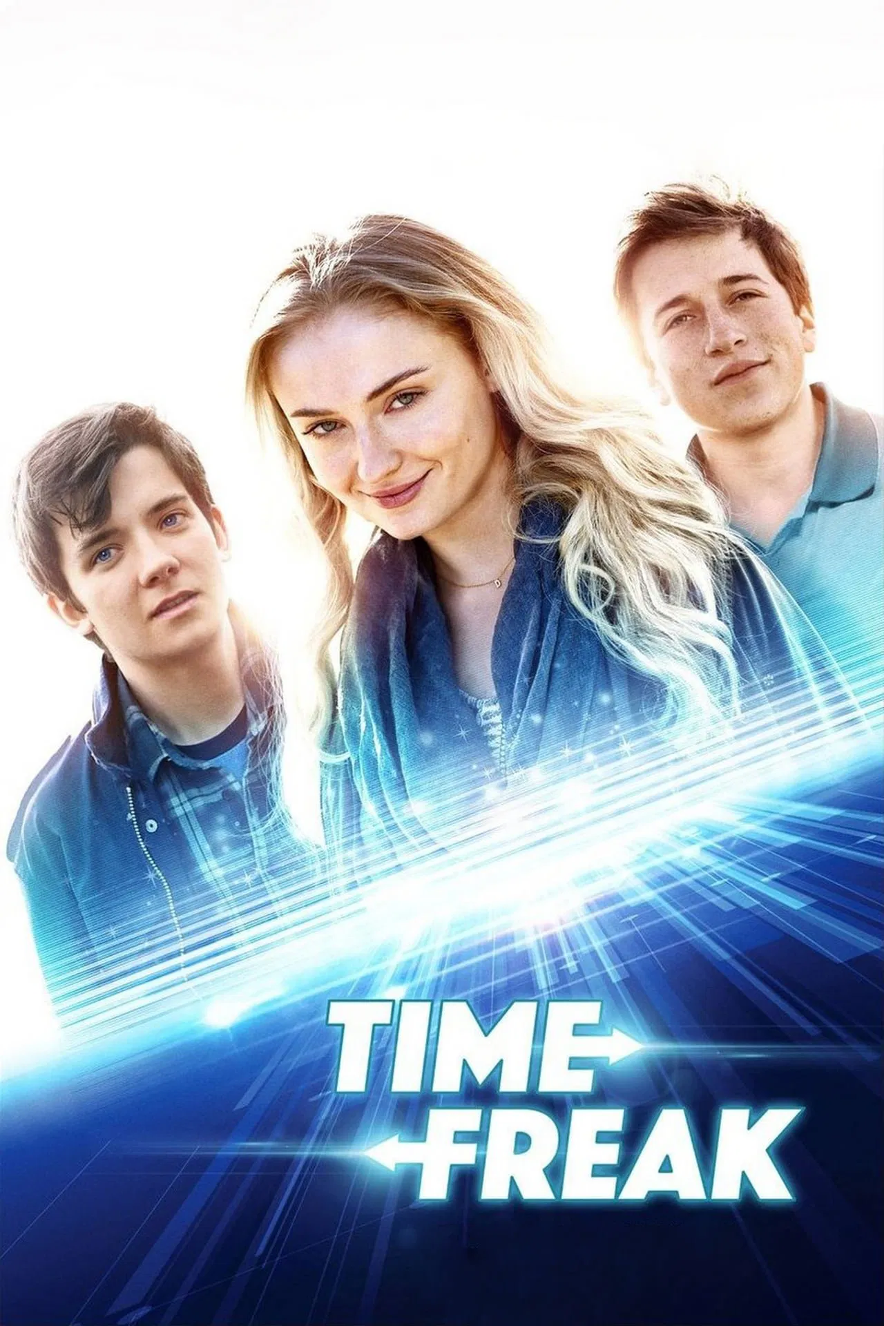 Poster chính thức của phim Phim Viễn Tưởng, Phim Hài "Time Freak" (Time Freak - 2018), với sự tham gia của diễn viên Asa Butterfield và Sophie Turner.