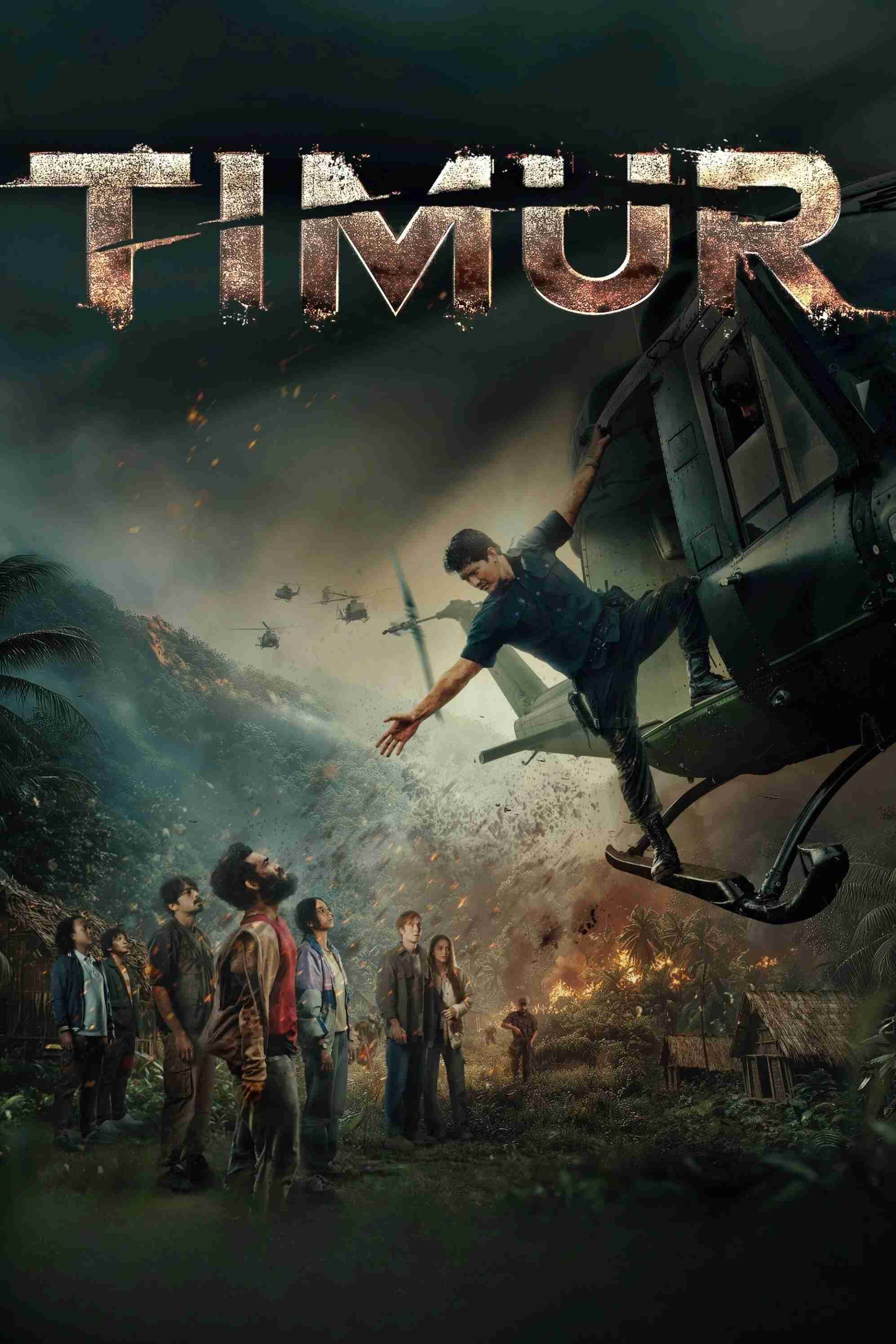 Poster chính thức của phim Phim Hành Động, Phim Tâm Lý "Timur" (Timur - 2025), với sự tham gia của diễn viên Iko Uwais và Aufa Assegaf.