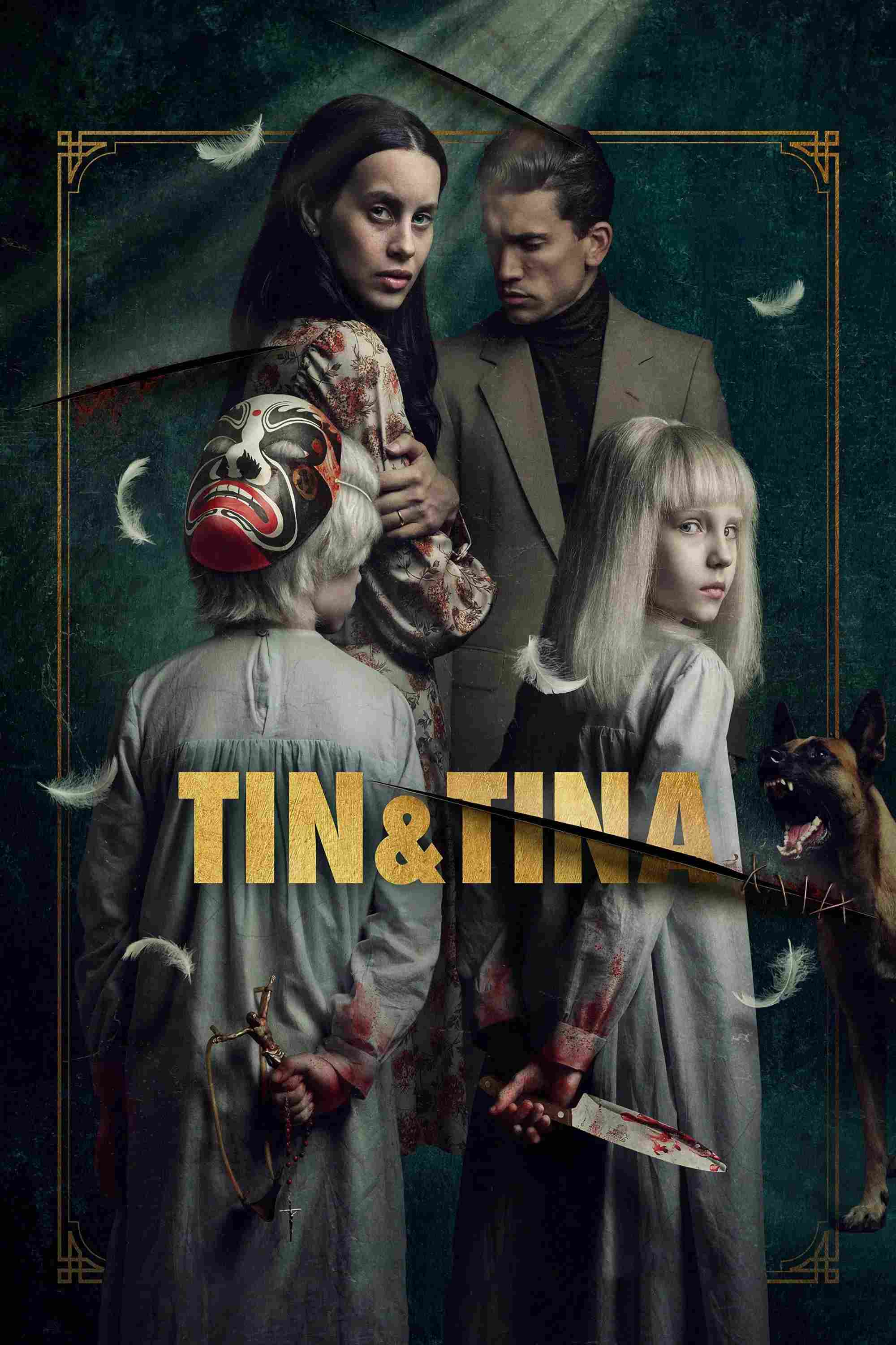 Poster chính thức của phim Phim Kinh Dị, Phim Giật Gân "Tin & Tina" (Tin & Tina - 2023), với sự tham gia của diễn viên Milena Smit và Jaime Lorente.