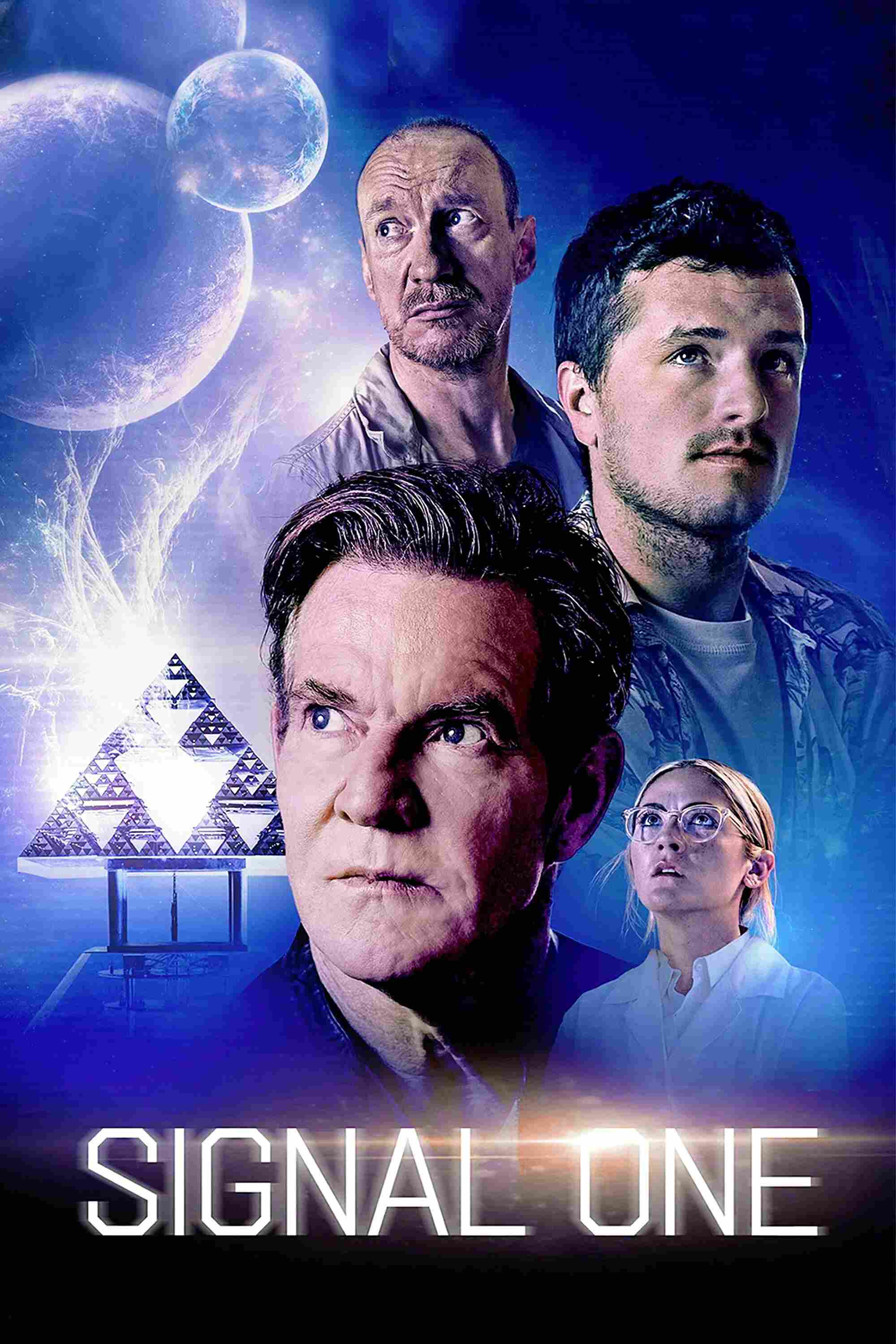 Poster chính thức của phim Phim Bí Ẩn, Phim Viễn Tưởng "Tín Hiệu Khẩn" (Signal One - 2026), với sự tham gia của diễn viên Isabelle Fuhrman và Josh Hutcherson.