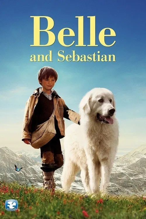 Poster chính thức của phim Phim Phiêu Lưu "Tình Bạn Của Belle Và Sebastian" (Belle and Sebastian - 2013), với sự tham gia của diễn viên Félix Bossuet và Tchéky Karyo.
