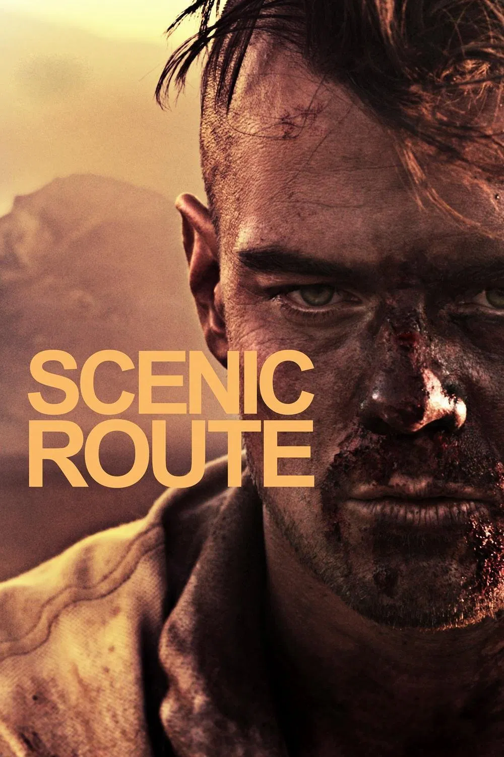 Poster chính thức của phim Phim Tâm Lý, Phim Giật Gân "Tình Bạn Lúc Gian Nguy" (Scenic Route - 2013), với sự tham gia của diễn viên Josh Duhamel và Dan Fogler.