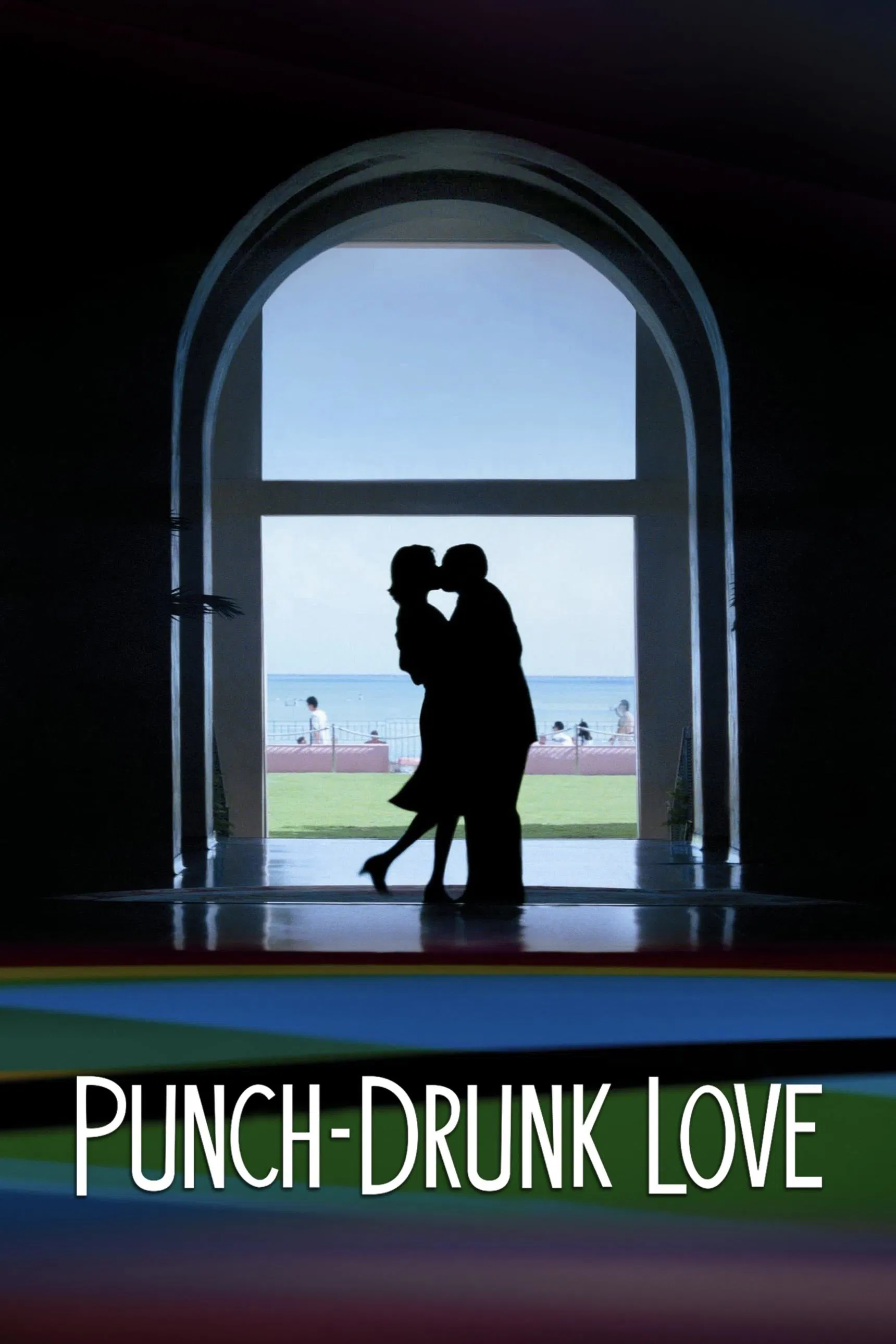 Poster chính thức của phim Phim Tình Cảm, Phim Tâm Lý "Tình Cuồng Say" (Punch-Drunk Love - 2002), với sự tham gia của diễn viên Adam Sandler và Emily Watson.
