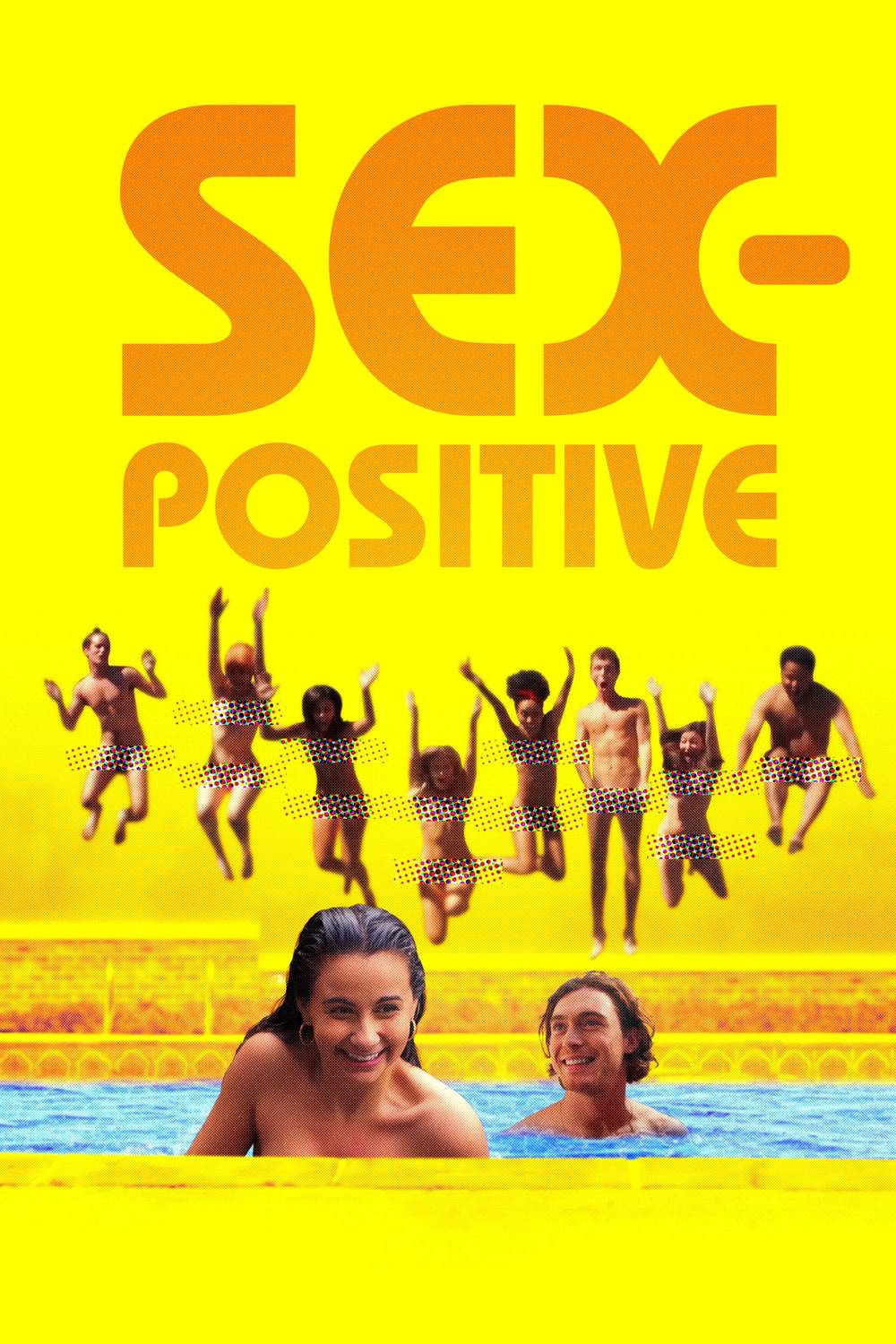 Poster chính thức của phim Phim Hài "Tình Dục Không Giới Hạn" (Sex-Positive - 2024), với sự tham gia của diễn viên Katherine Ellis và Aaron Quinn Long.
