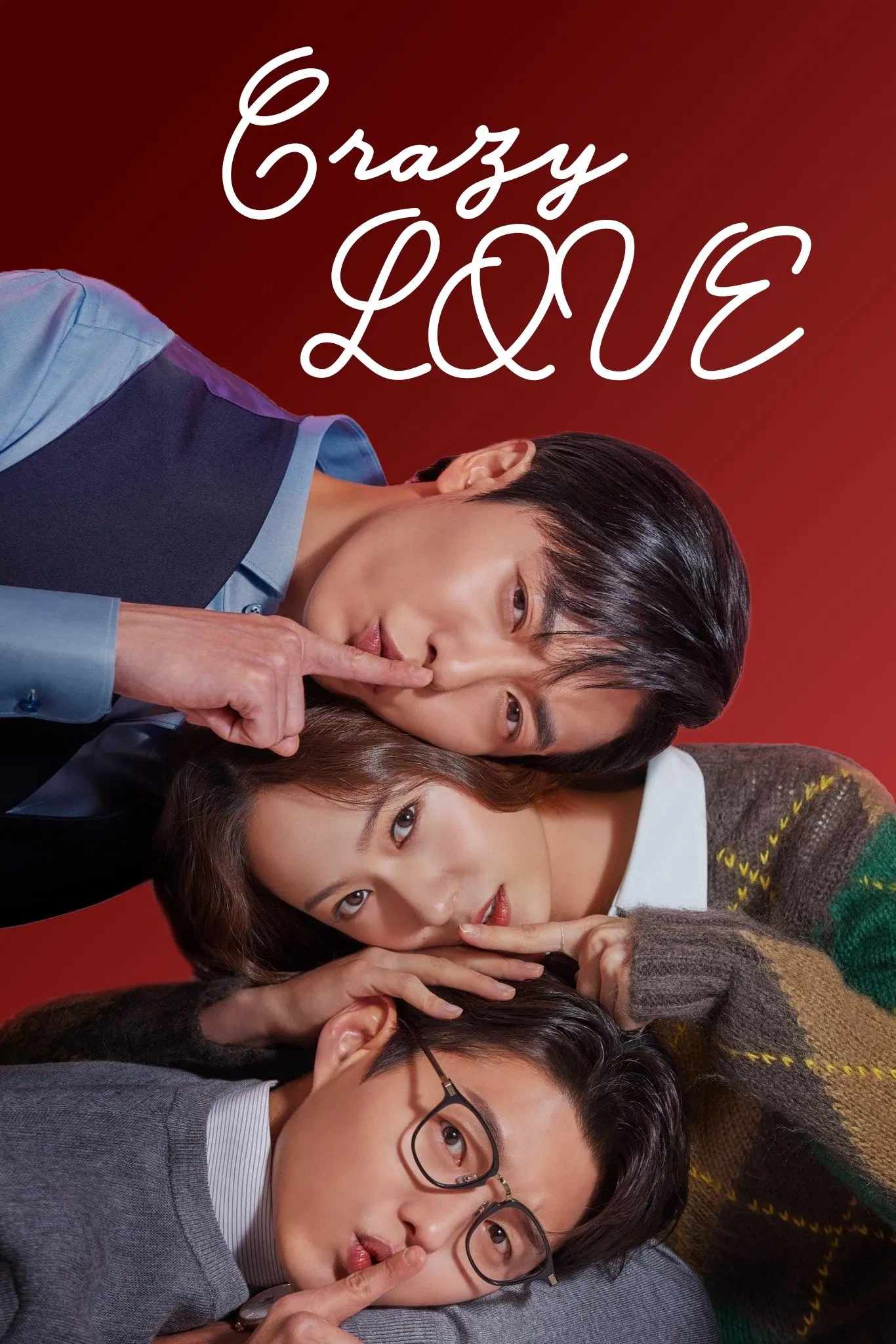 Poster chính thức của phim Phim Tâm Lý, Phim Hài "Tình Yêu Điên Cuồng" (Crazy Love - 2022), với sự tham gia của diễn viên Kim Jae-uck và Krystal Jung.