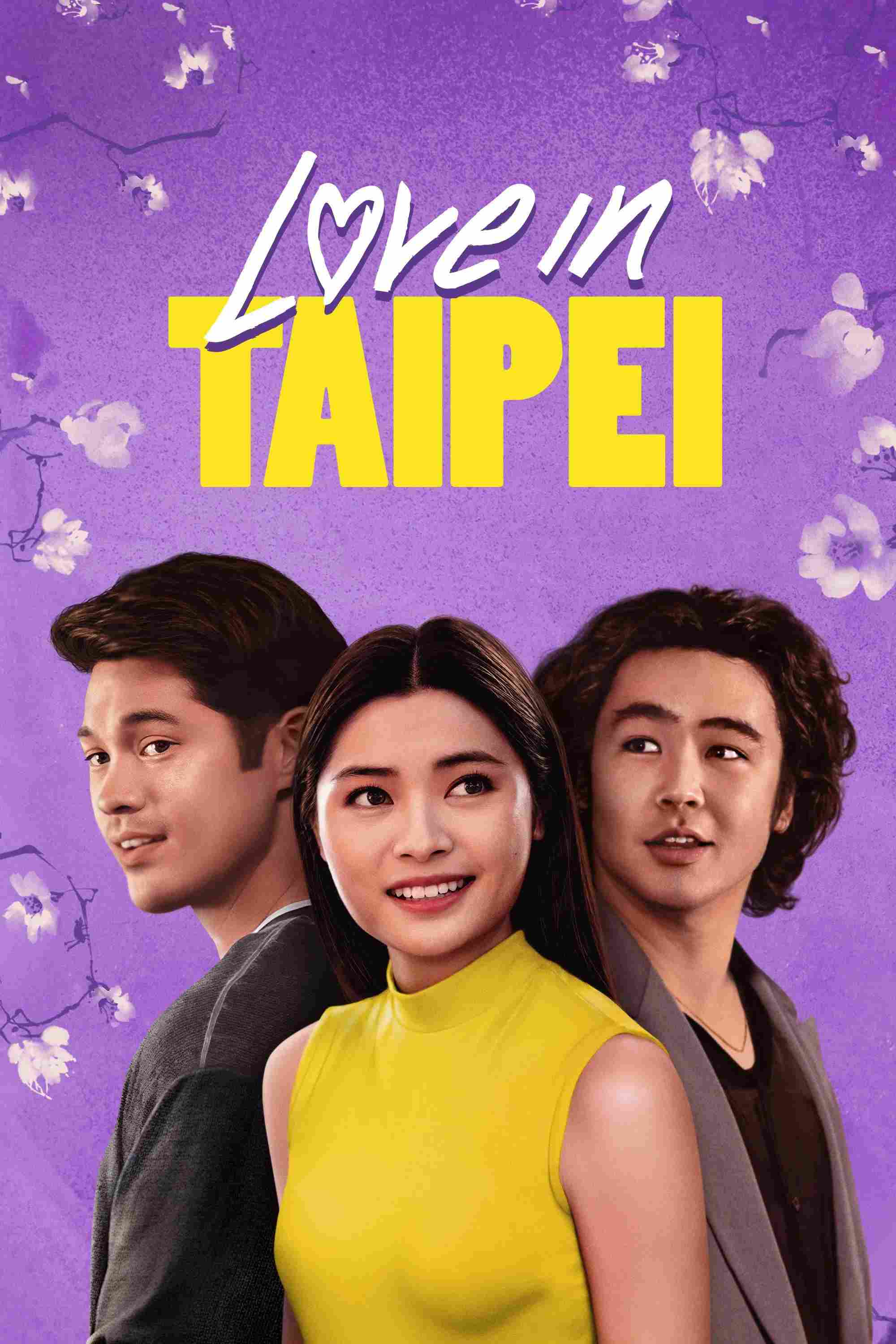 Poster chính thức của phim Phim Tình Cảm, Phim Hài "Tình Yêu Ở Đài Bắc" (Love in Taipei - 2023), với sự tham gia của diễn viên Ashley Liao và Ross Butler.