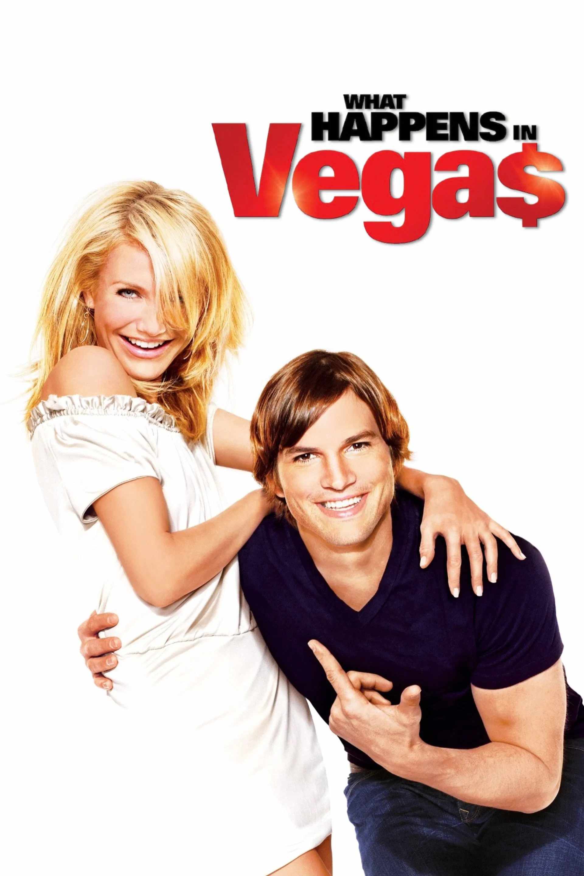 Poster chính thức của phim Phim Hài, Phim Tình Cảm "Tình Yêu Sét Đánh" (What Happens in Vegas - 2008), với sự tham gia của diễn viên Cameron Diaz và Ashton Kutcher.