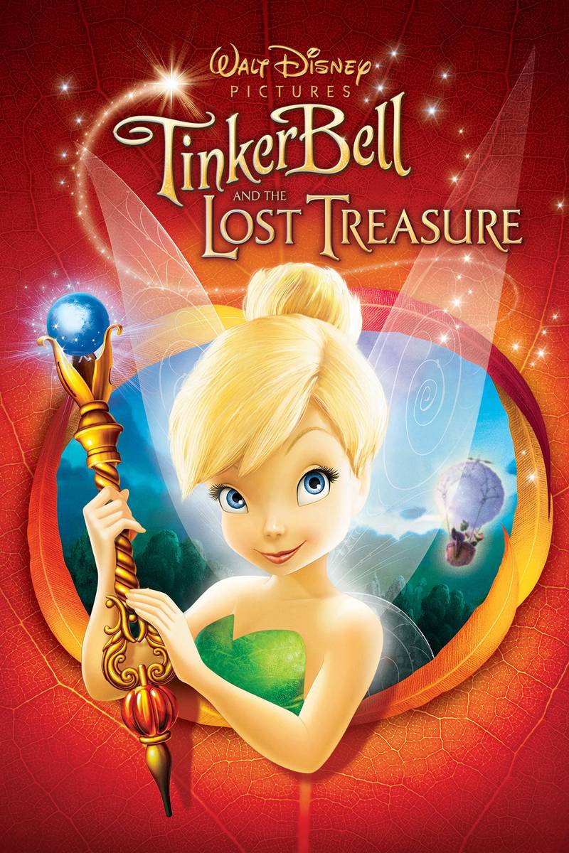 Poster chính thức của phim Phim Hoạt Hình, Phim Gia Đình "Tinker Bell và Kho Báu Thất Lạc" (Tinker Bell and the Lost Treasure - 2009), với sự tham gia của diễn viên Mae Whitman và Jesse McCartney.