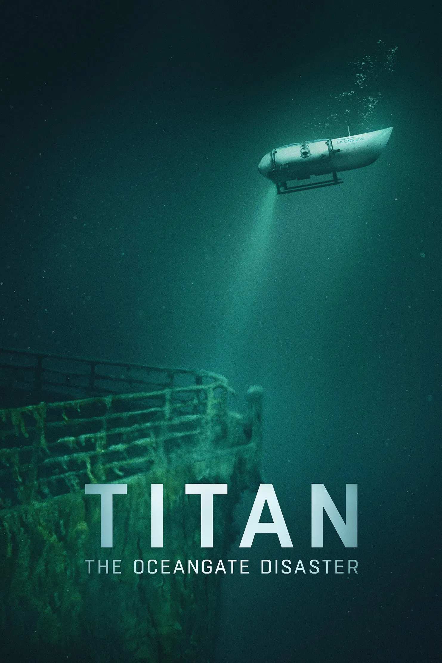 Poster chính thức của phim Phim Tài Liệu, Phim Tâm Lý "Titan: Thảm họa OceanGate" (Titan: The OceanGate Submersible Disaster - 2025).