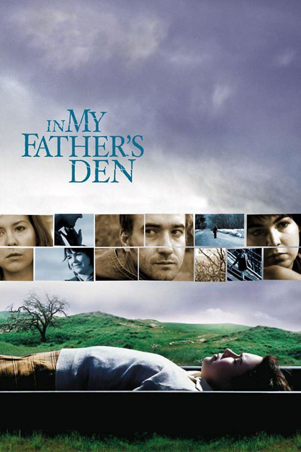 Poster chính thức của phim Phim Tâm Lý, Phim Bí Ẩn "Tổ Ấm Của Cha" (In My Father's Den - 2004), với sự tham gia của diễn viên Matthew Macfadyen và Emily Barclay.