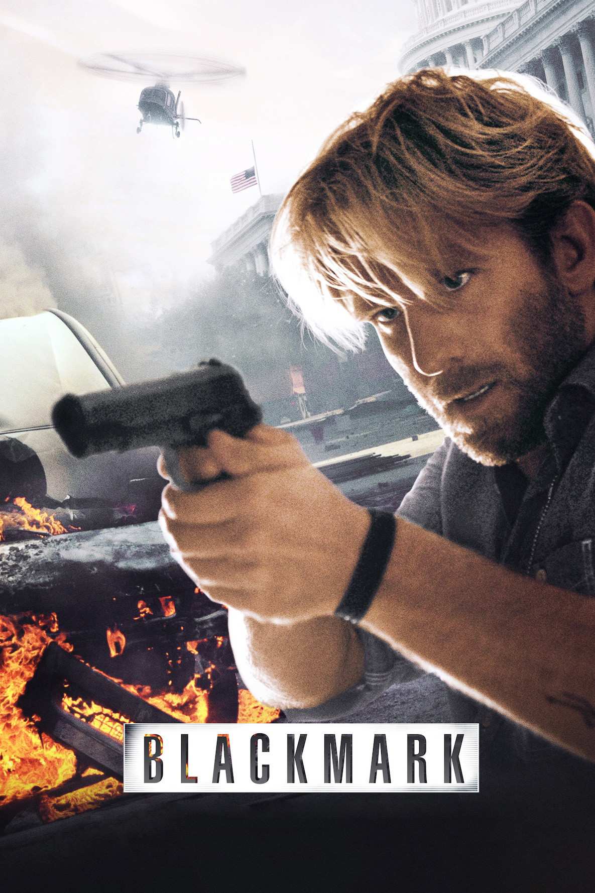Poster chính thức của phim Phim Giật Gân, Phim Tâm Lý "Tổ Chức Blackmark" (Blackmark - 2018), với sự tham gia của diễn viên Kaiwi Lyman và Jeff Hatch.