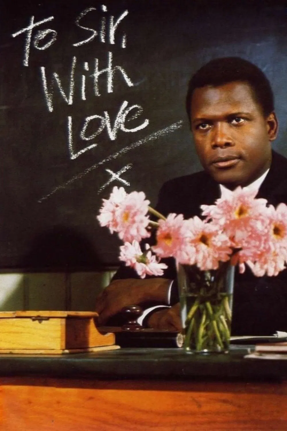 Poster chính thức của phim Phim Tâm Lý "To Sir, with Love" (To Sir, with Love - 1967), với sự tham gia của diễn viên Sidney Poitier và Christian Roberts.