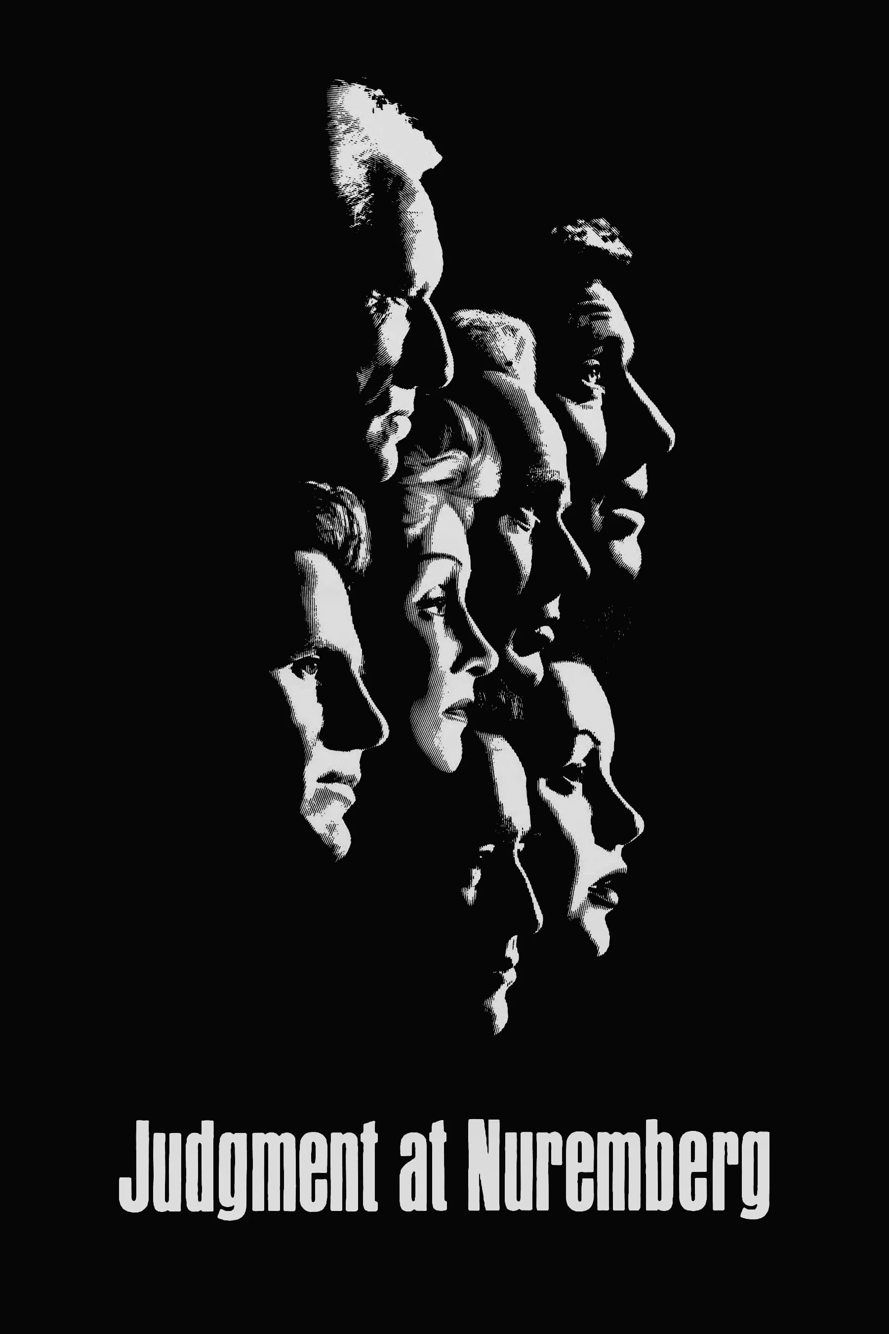 Poster chính thức của phim Phim Tâm Lý, Phim Lịch Sử "Tòa Án Chiến Tranh" (Judgment at Nuremberg - 1961), với sự tham gia của diễn viên Spencer Tracy và Richard Widmark.