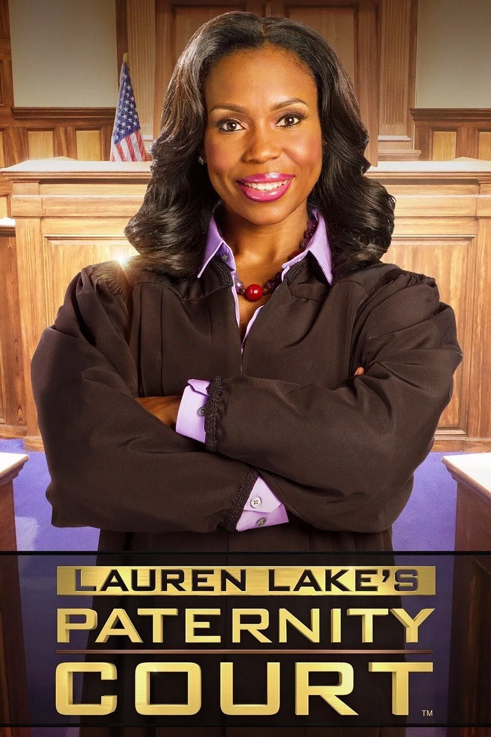 Poster chính thức của phim Truyền Hình Thực Tế, Talkshow "Tòa Án Quan Hệ Cha Con Của Lauren Lake (Phần 4)" (Lauren Lake's Paternity Court - 2013), với sự tham gia của diễn viên Mike Jerome Putnam.