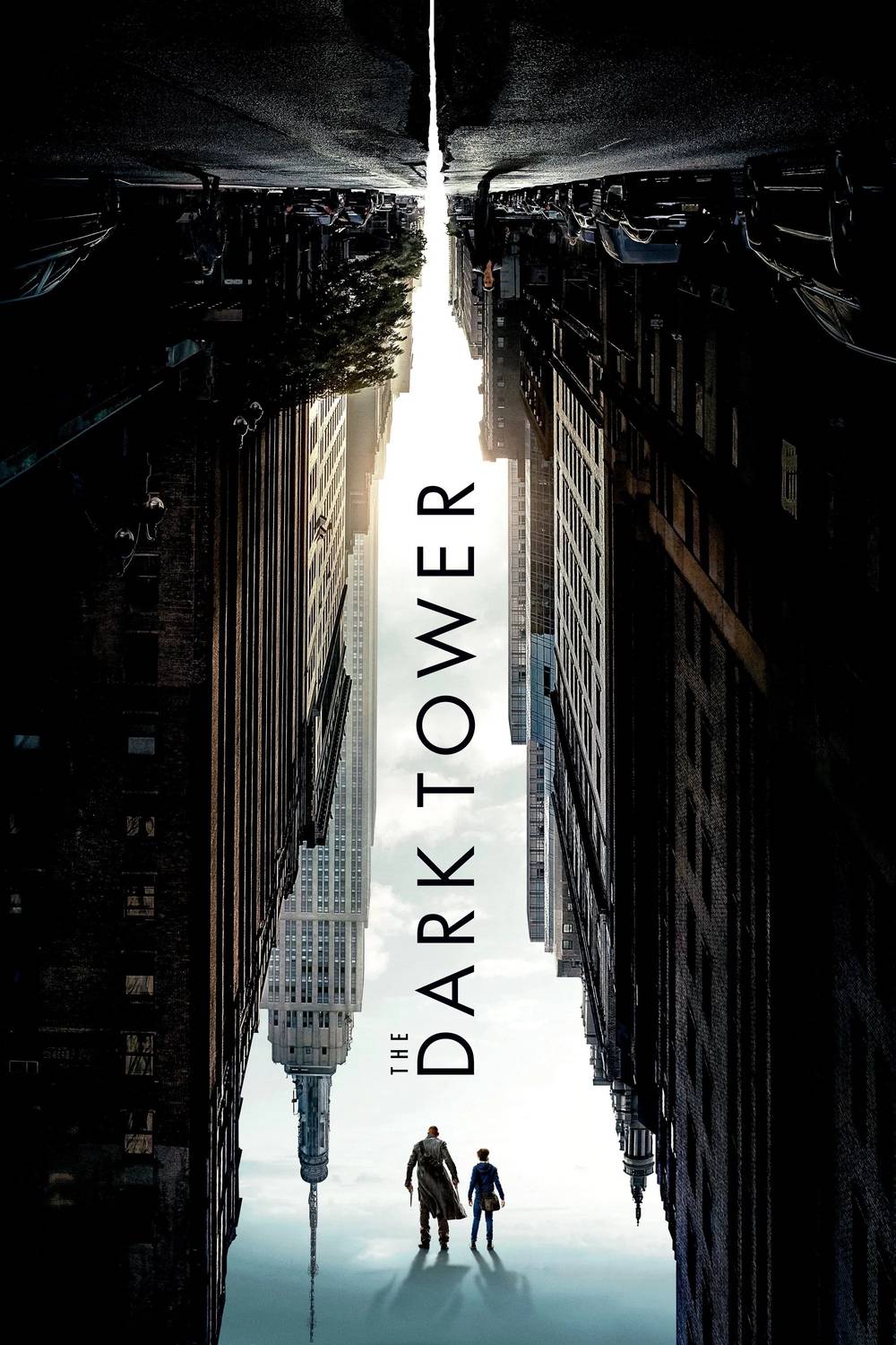 Poster chính thức của phim Phim Giả Tượng, Phim Hành Động "Tòa Tháp Bóng Đêm" (The Dark Tower - 2017), với sự tham gia của diễn viên Idris Elba và Matthew McConaughey.
