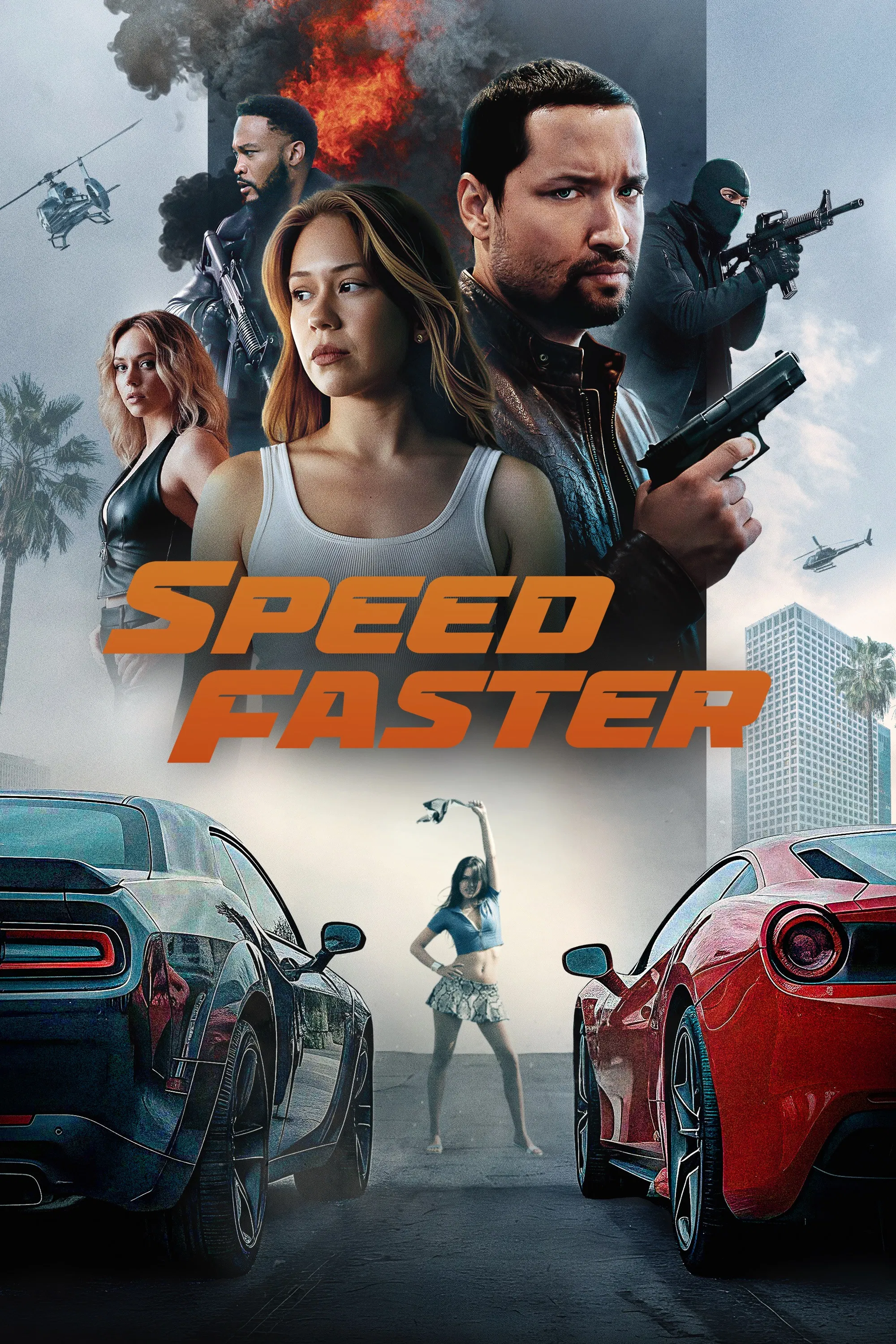 Poster chính thức của phim Phim Hành Động, Phim Giật Gân "Tốc Độ Sinh Tử" (Speed Faster - 2026).