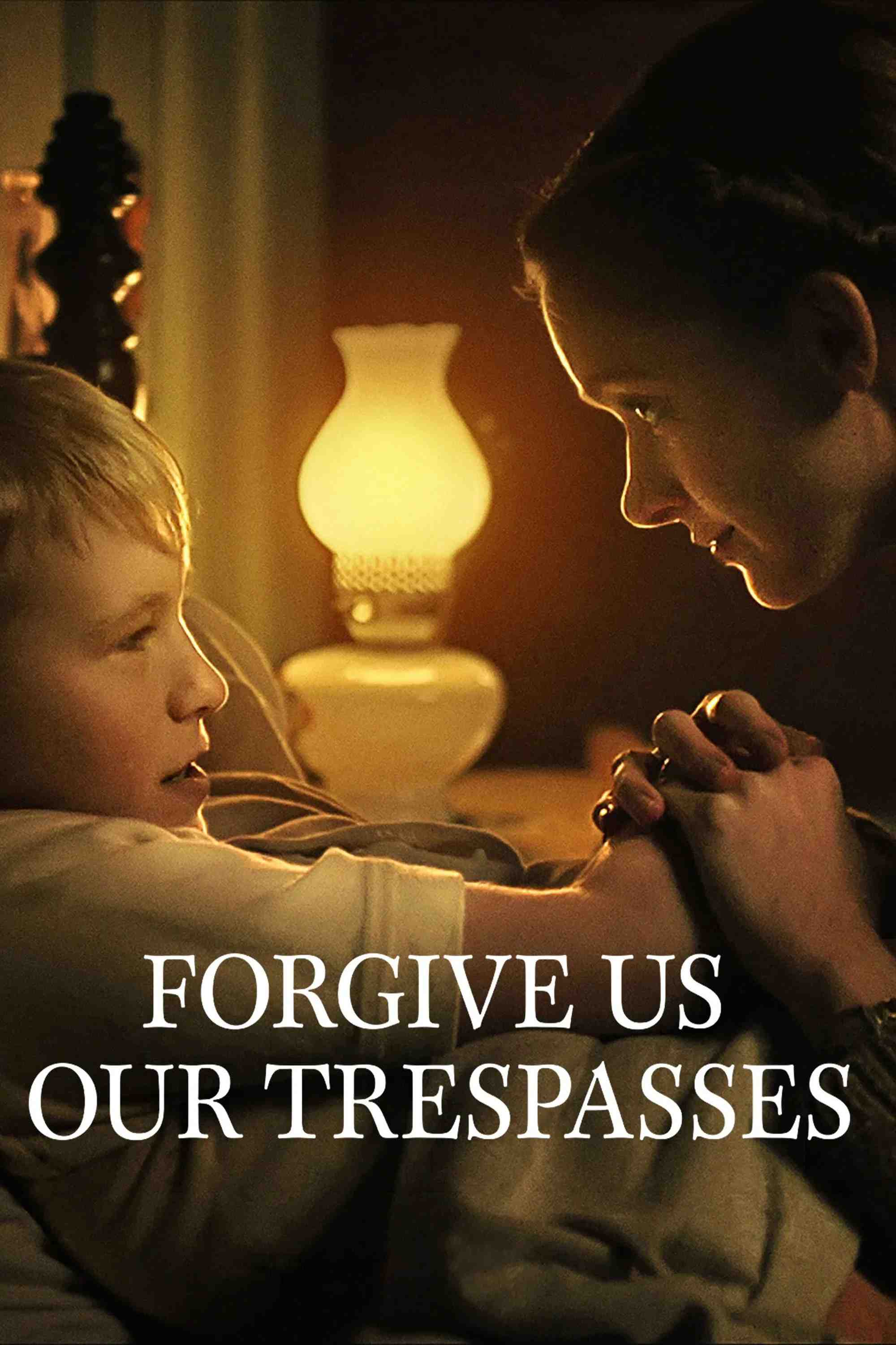 Poster chính thức của phim Phim Tâm Lý, Phim Chiến Tranh "Tội Ác Xưa Cũ" (Forgive Us Our Trespasses - 2022), với sự tham gia của diễn viên Knox Gibson và Hanneke Talbot.