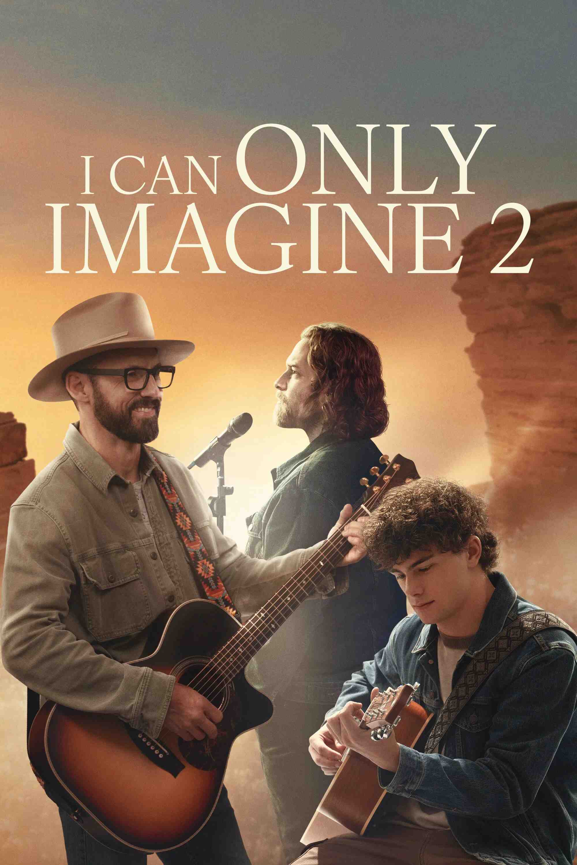 Poster chính thức của phim Phim Tâm Lý, Phim Ca Nhạc "Tôi Chỉ Có Thể Tưởng Tượng 2" (I Can Only Imagine 2 - 2026), với sự tham gia của diễn viên J. Michael Finley và Milo Ventimiglia.