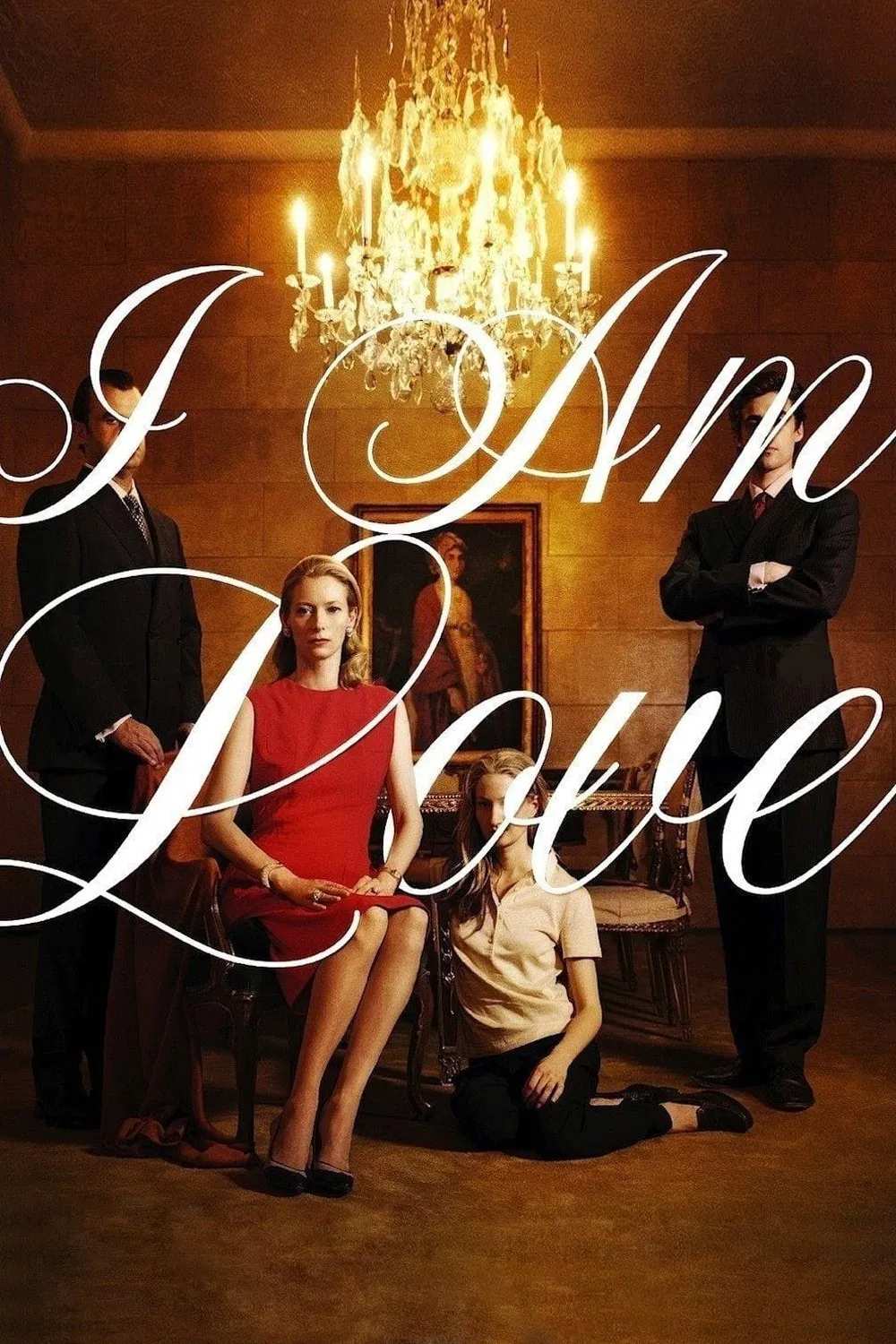 Poster chính thức của phim Phim Tâm Lý, Phim Tình Cảm "Tôi Là Ái Tình" (I Am Love - 2010), với sự tham gia của diễn viên Tilda Swinton và Flavio Parenti.