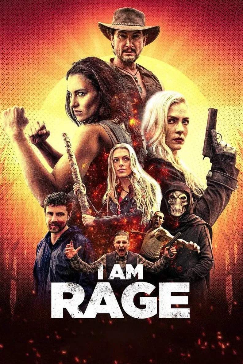 Poster chính thức của phim Phim Hành Động "Tôi Là Cơn Thịnh Nộ" (I Am Rage - 2023), với sự tham gia của diễn viên Hannaj Bang Bendz và Marta Svetek.