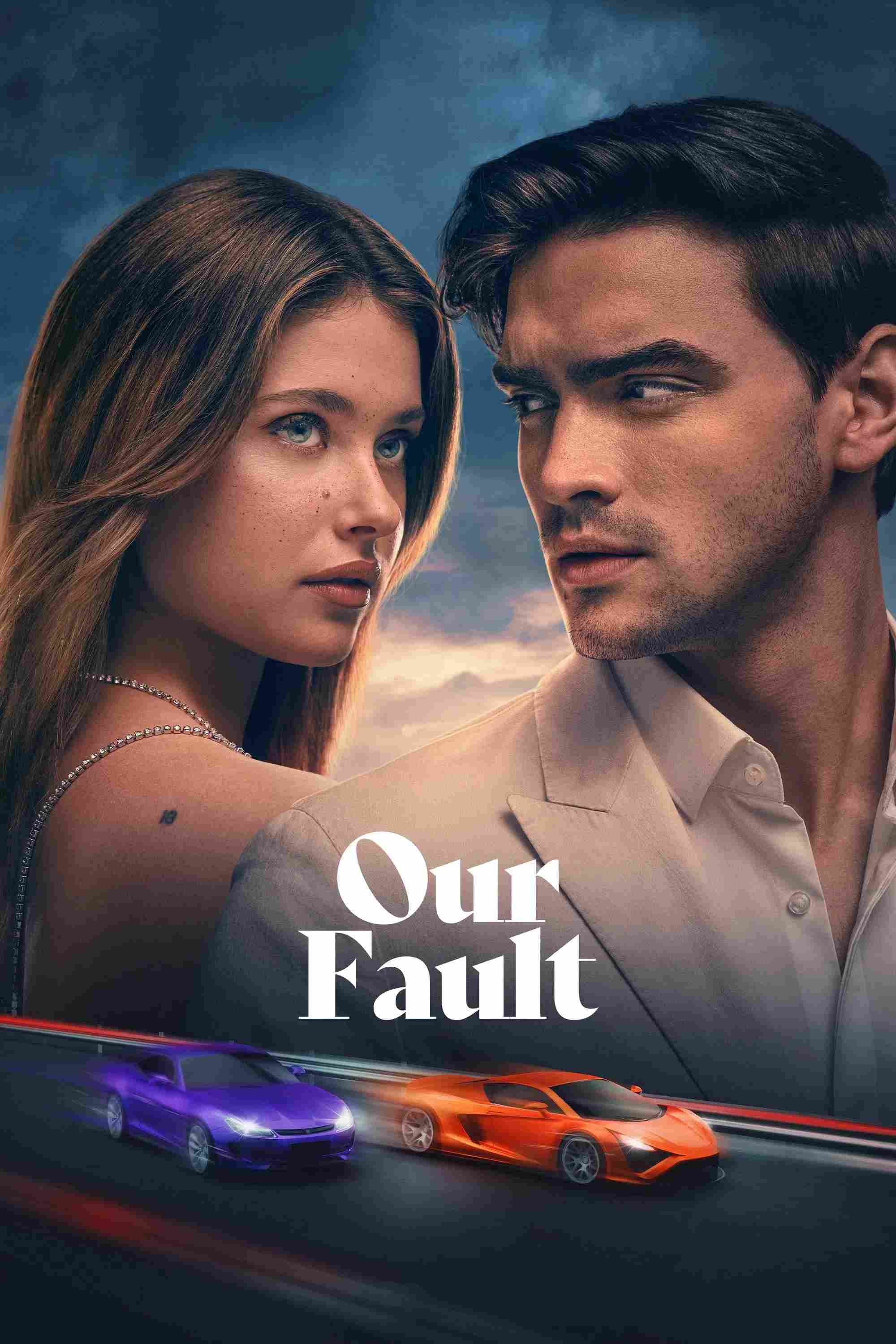 Poster chính thức của phim Phim Tình Cảm, Phim Tâm Lý "Tội Lỗi 3" (Our Fault - 2025), với sự tham gia của diễn viên Nicole Wallace và Gabriel Guevara.