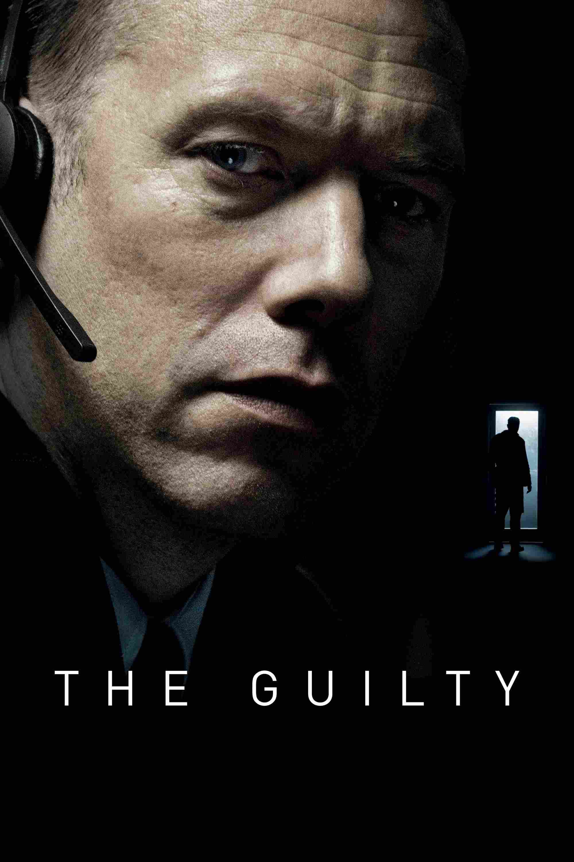 Poster chính thức của phim Phim Giật Gân, Phim Tâm Lý "Tội Lỗi" (The Guilty - 2018), với sự tham gia của diễn viên Jakob Cedergren và Jessica Dinnage.