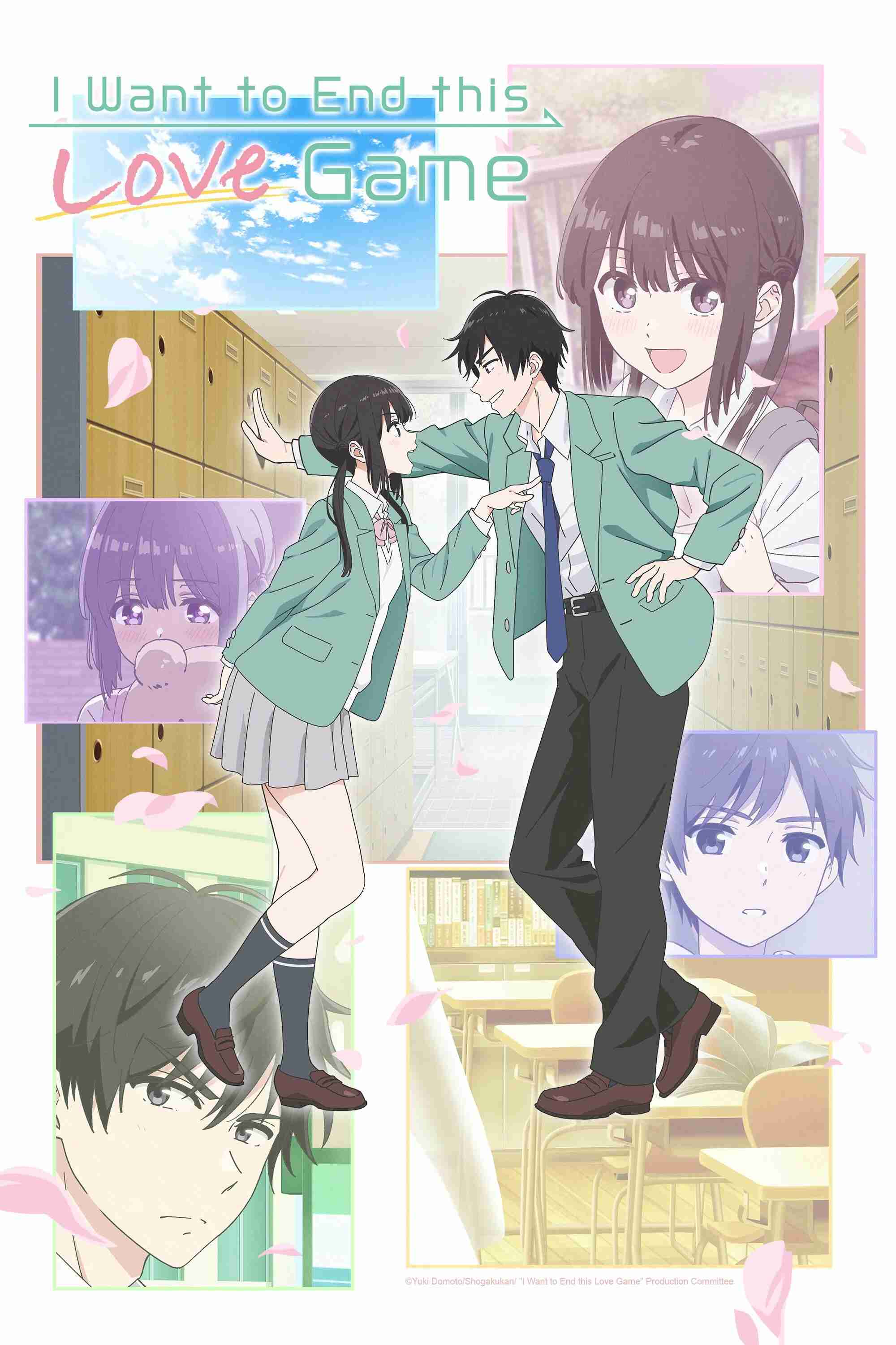 Poster chính thức của phim Phim Hài, Phim Hoạt Hình "Tôi muốn chấm dứt trò chơi tình yêu này" (I Want to End This Love Game - 2026), với sự tham gia của diễn viên Kaito Ishikawa và Miku Ito.