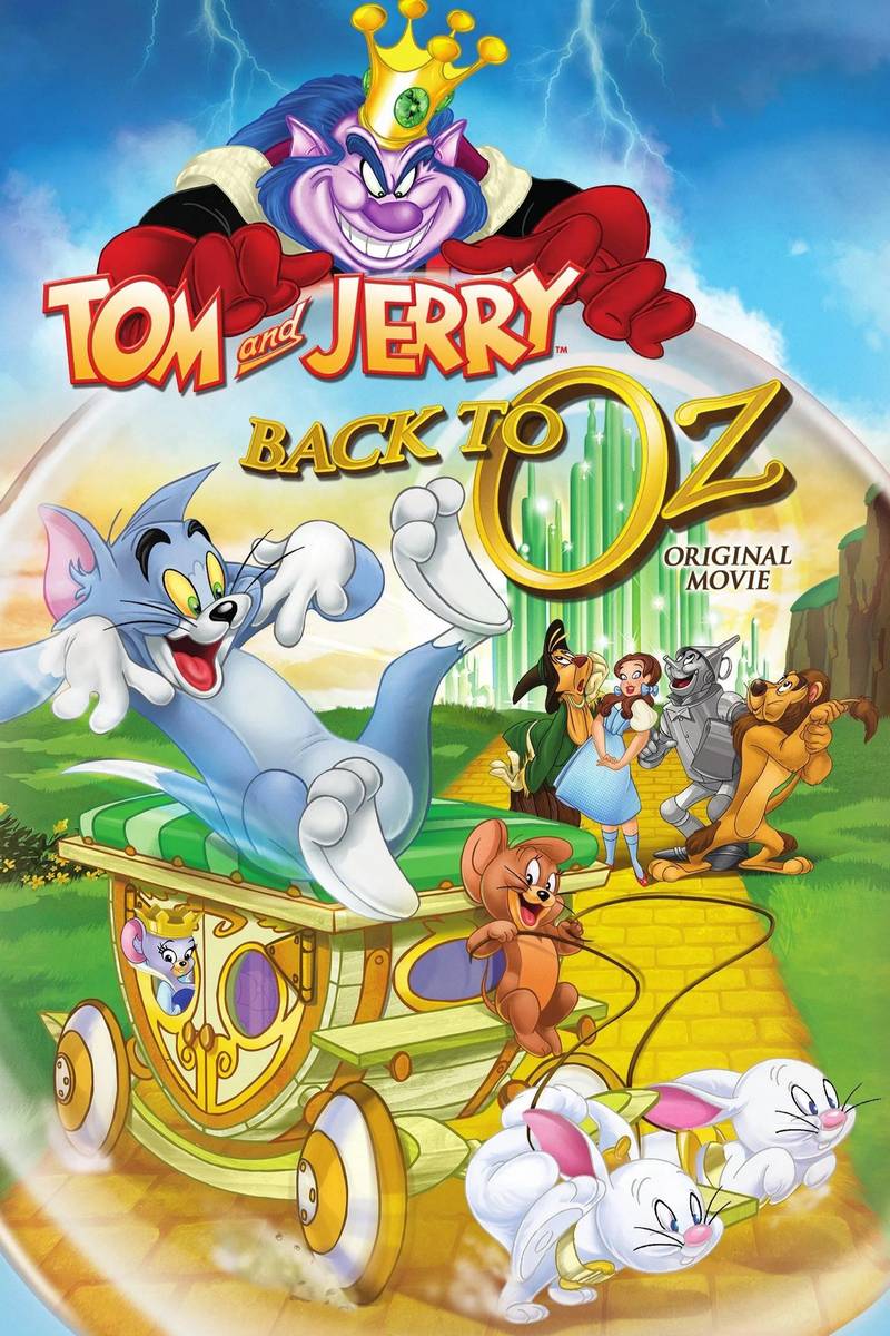 Poster chính thức của phim Phim Hoạt Hình, Phim Hài "Tom and Jerry: Back to Oz" (Tom and Jerry: Back to Oz - 2016), với sự tham gia của diễn viên Grey DeLisle và Joe Alaskey.