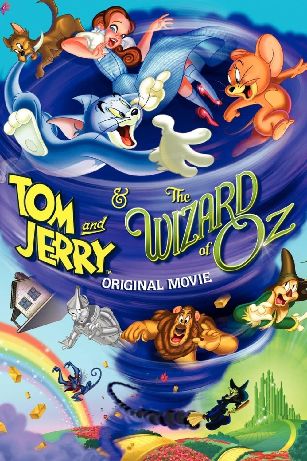Poster chính thức của phim Phim Hoạt Hình, Phim Hài "Tom and Jerry & The Wizard of Oz" (Tom and Jerry & The Wizard of Oz - 2011), với sự tham gia của diễn viên Grey DeLisle và Joe Alaskey.